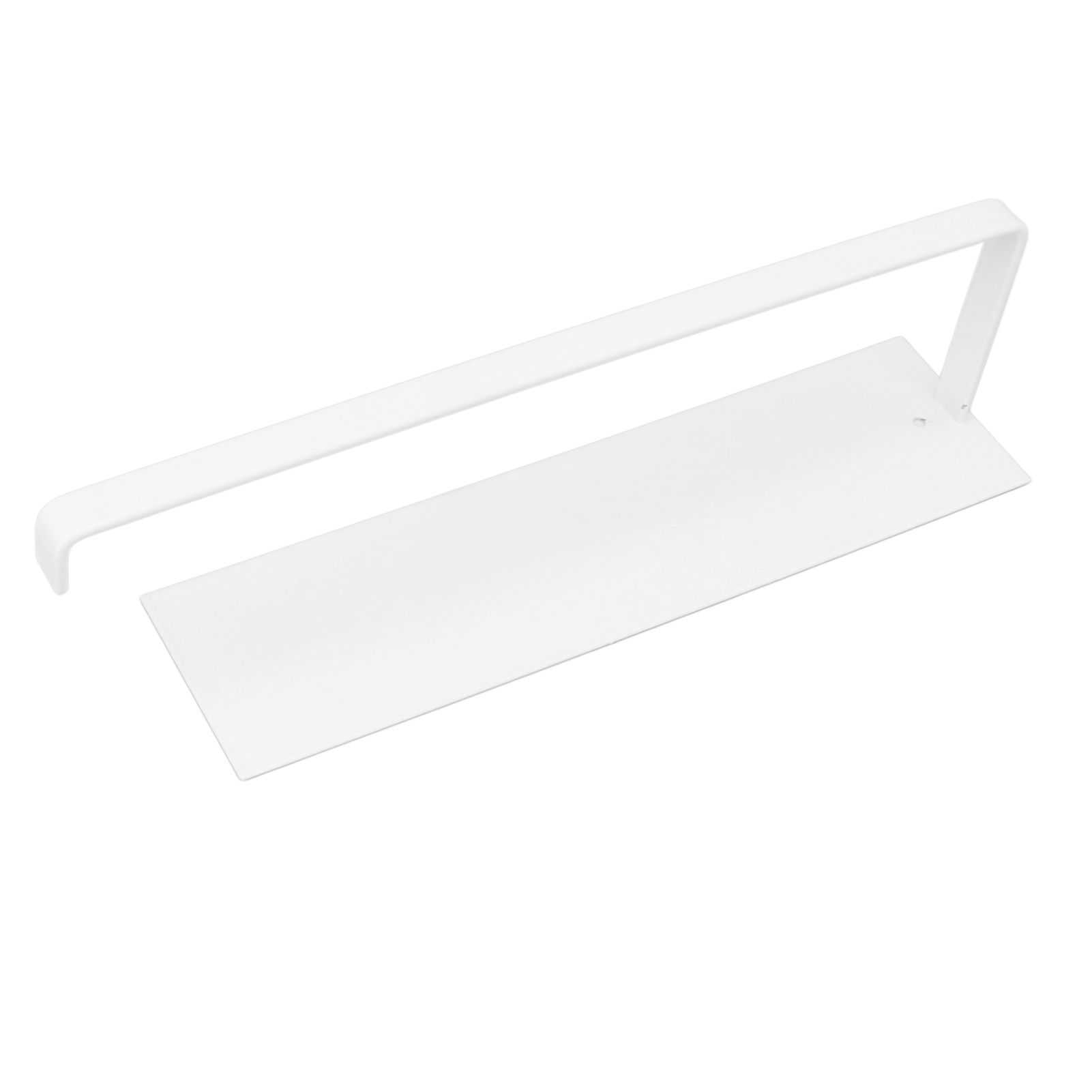 Paper Towel Holder Elegant Simple Heavy Duty Self Adhesive Paper Towel Roll Rack for Kitchen Bathroom Cabinets White - Image 7