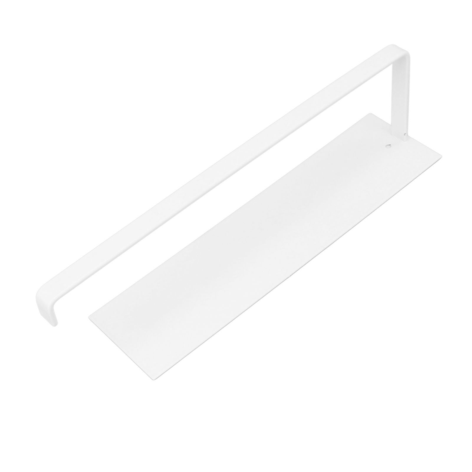 Paper Towel Holder Elegant Simple Heavy Duty Self Adhesive Paper Towel Roll Rack for Kitchen Bathroom Cabinets White - Image 8