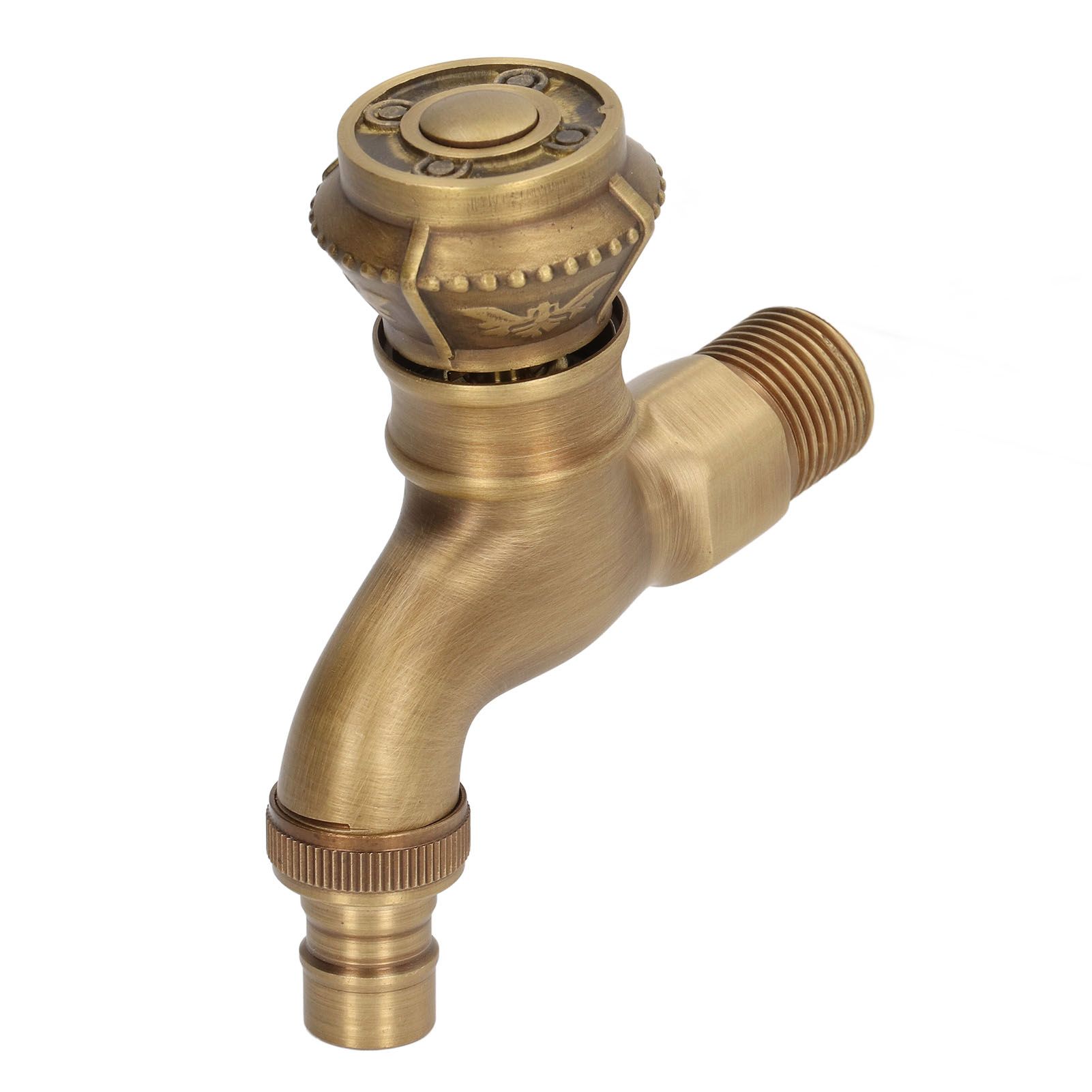 Antique Brass Faucet Bathroom Sink Faucet Cold Hot Water Tap Home Decoration for Basin - Image 5
