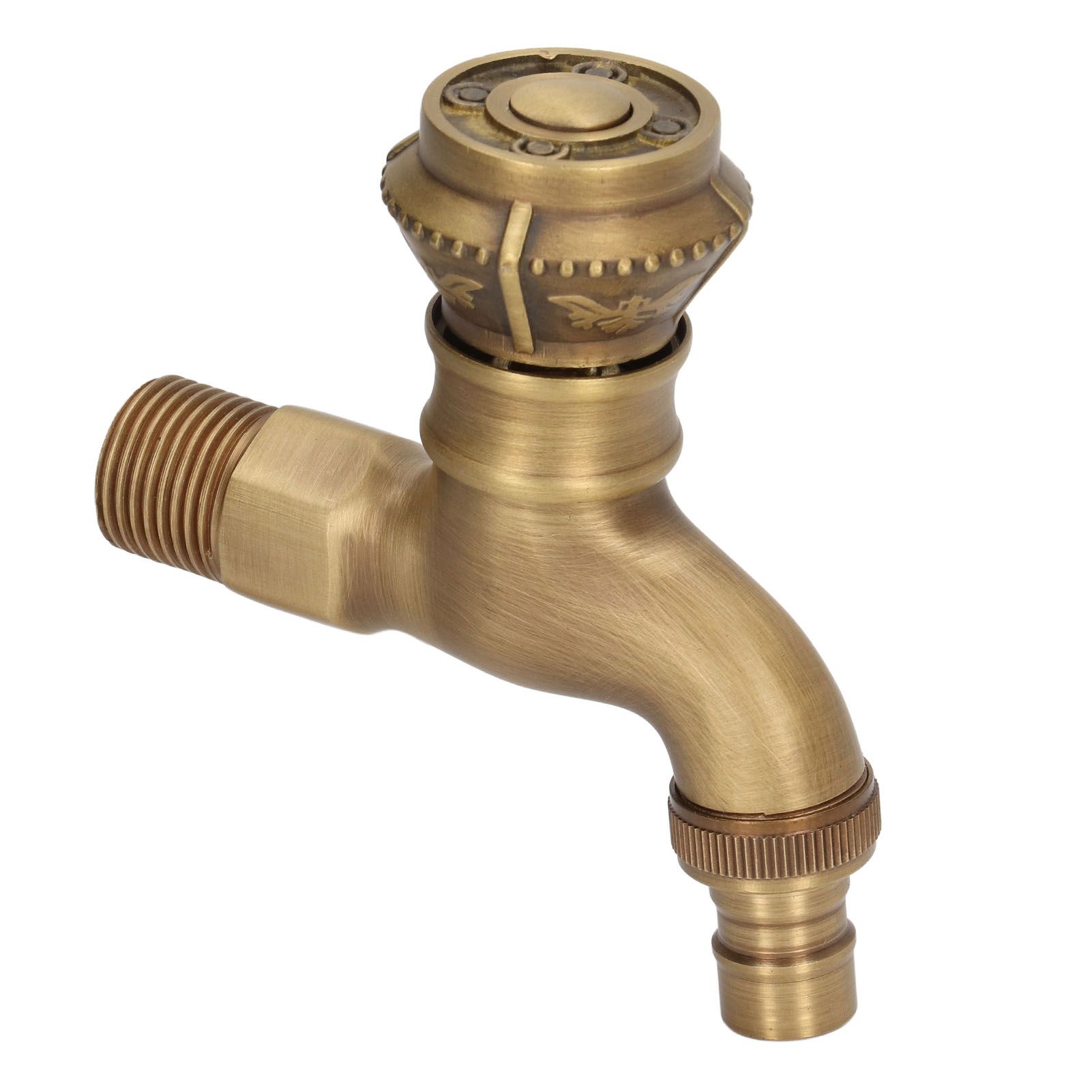 Antique Brass Faucet Bathroom Sink Faucet Cold Hot Water Tap Home Decoration for Basin - Image 6