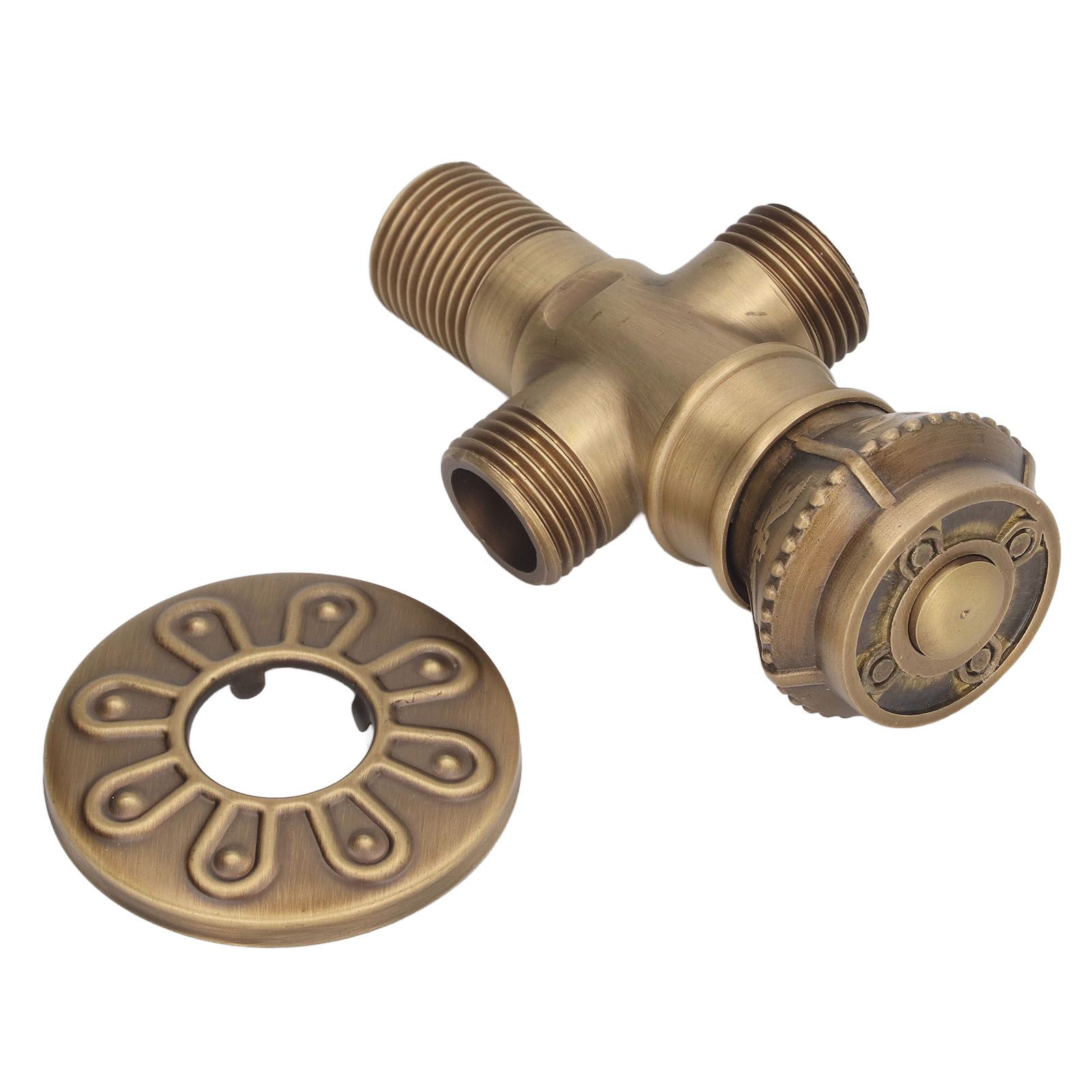 Angle Valve European Antique Style Cold Hot Water Faucet Turn Angle Water Stop Valve for Kitchen Bathroom - Image 3