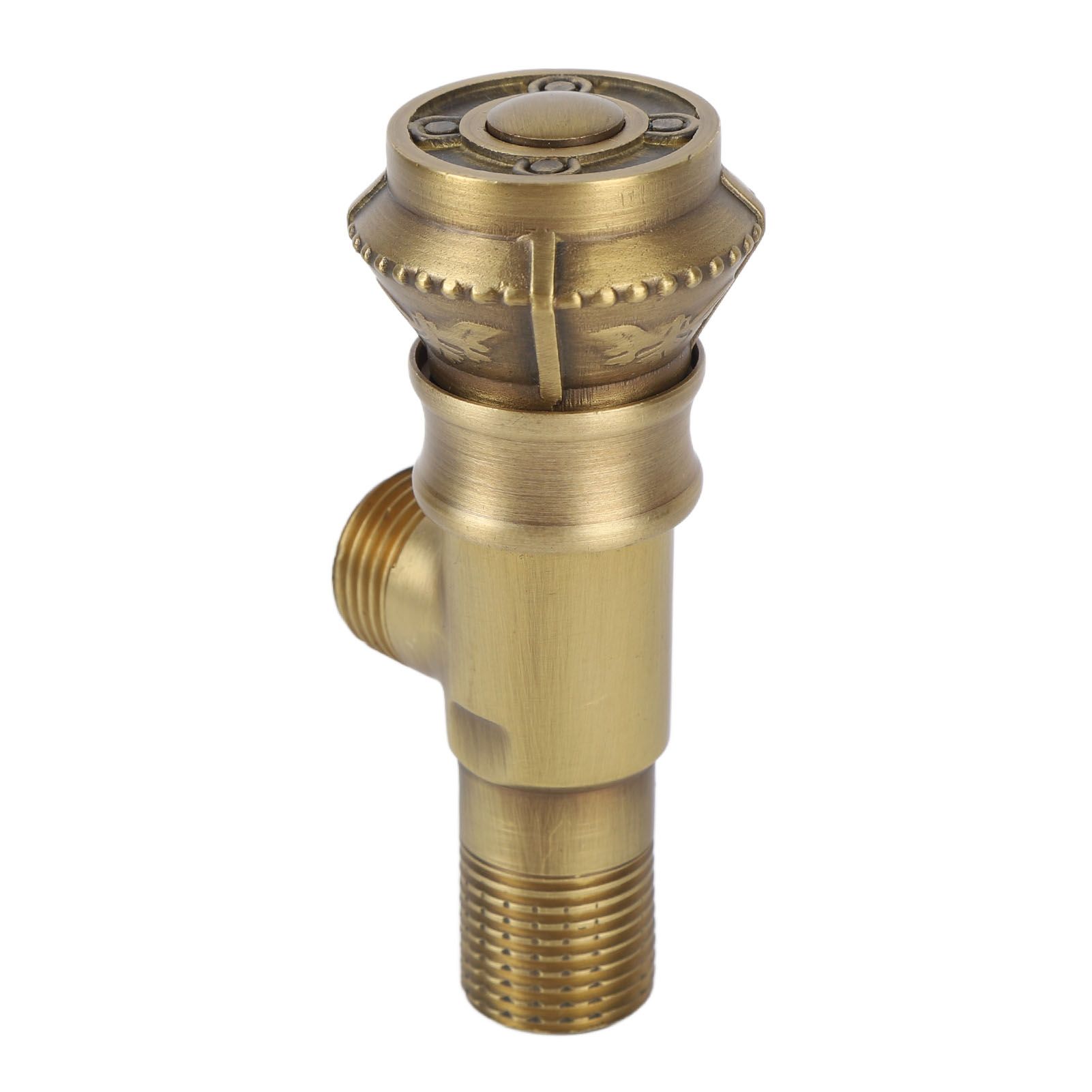 Angle Valve Vintage European Style Brass Cold Hot Water Stop Valve for Water Sink Bathroom Toilet Kitchen - Image 4