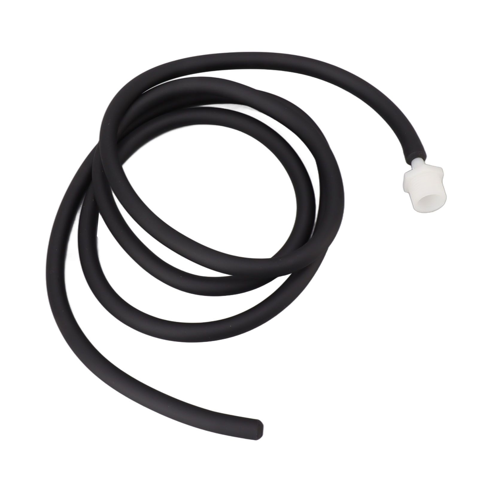 Enema Kit Portable Reusable Silicone Shower Enema Tube for Cleaning Anal Colon and Vagina Black 150cm/59.1in - Image 4