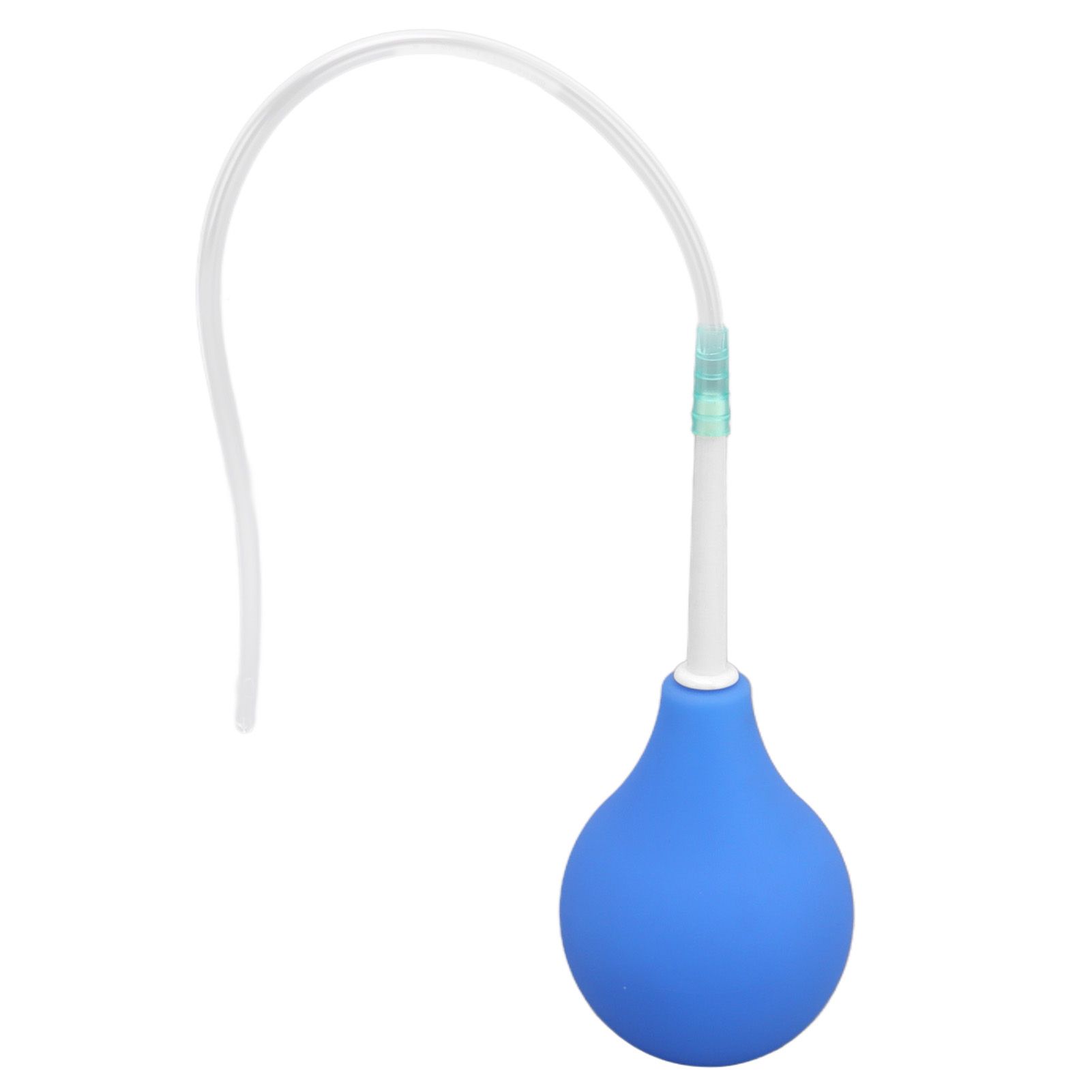 Enema Bulb Kit Silicone Douche Bulb with Single Use Hose Women Enemator Astriction Anal Cleaner Blue 89ml - Image 2