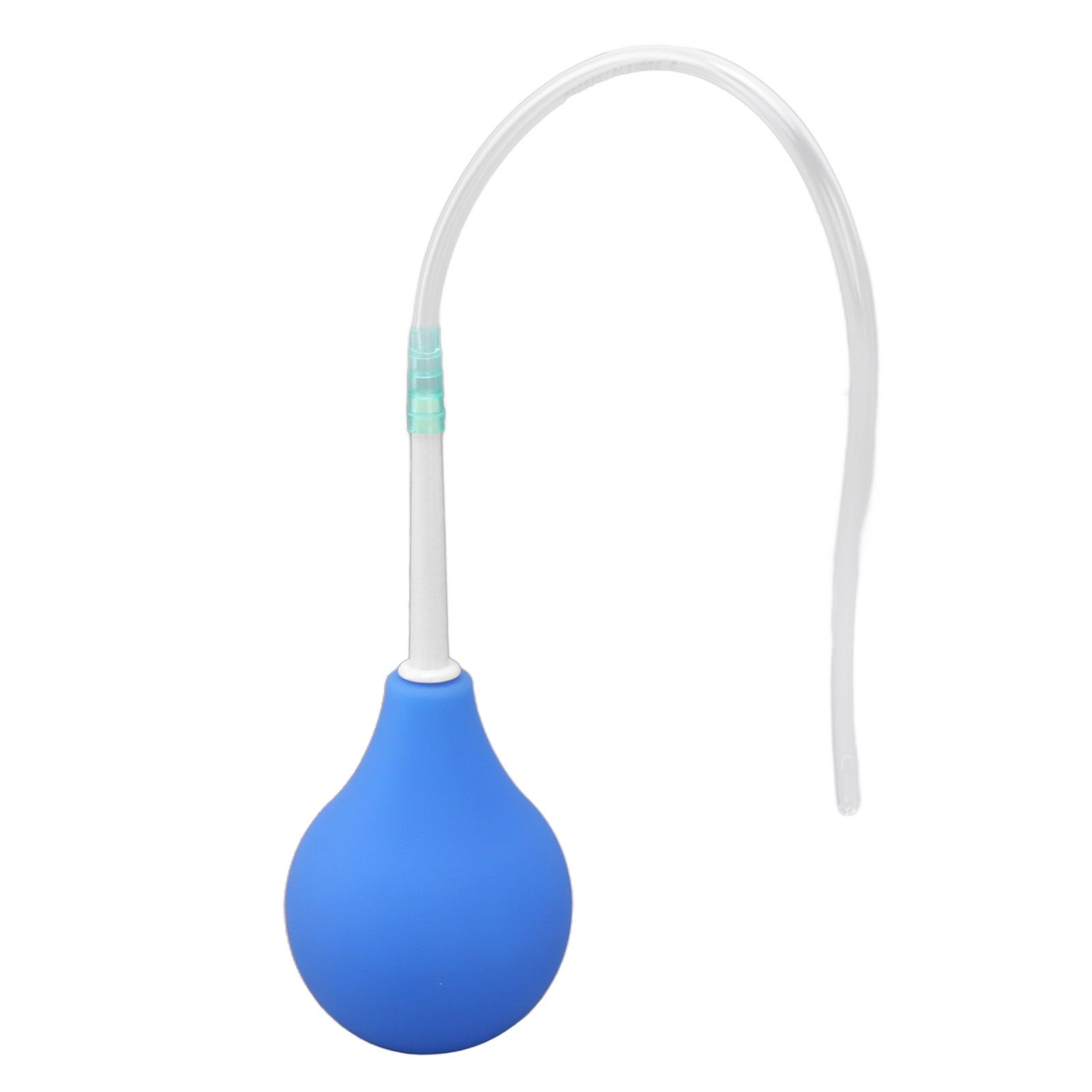 Enema Bulb Kit Silicone Douche Bulb with Single Use Hose Women Enemator Astriction Anal Cleaner Blue 89ml - Image 4