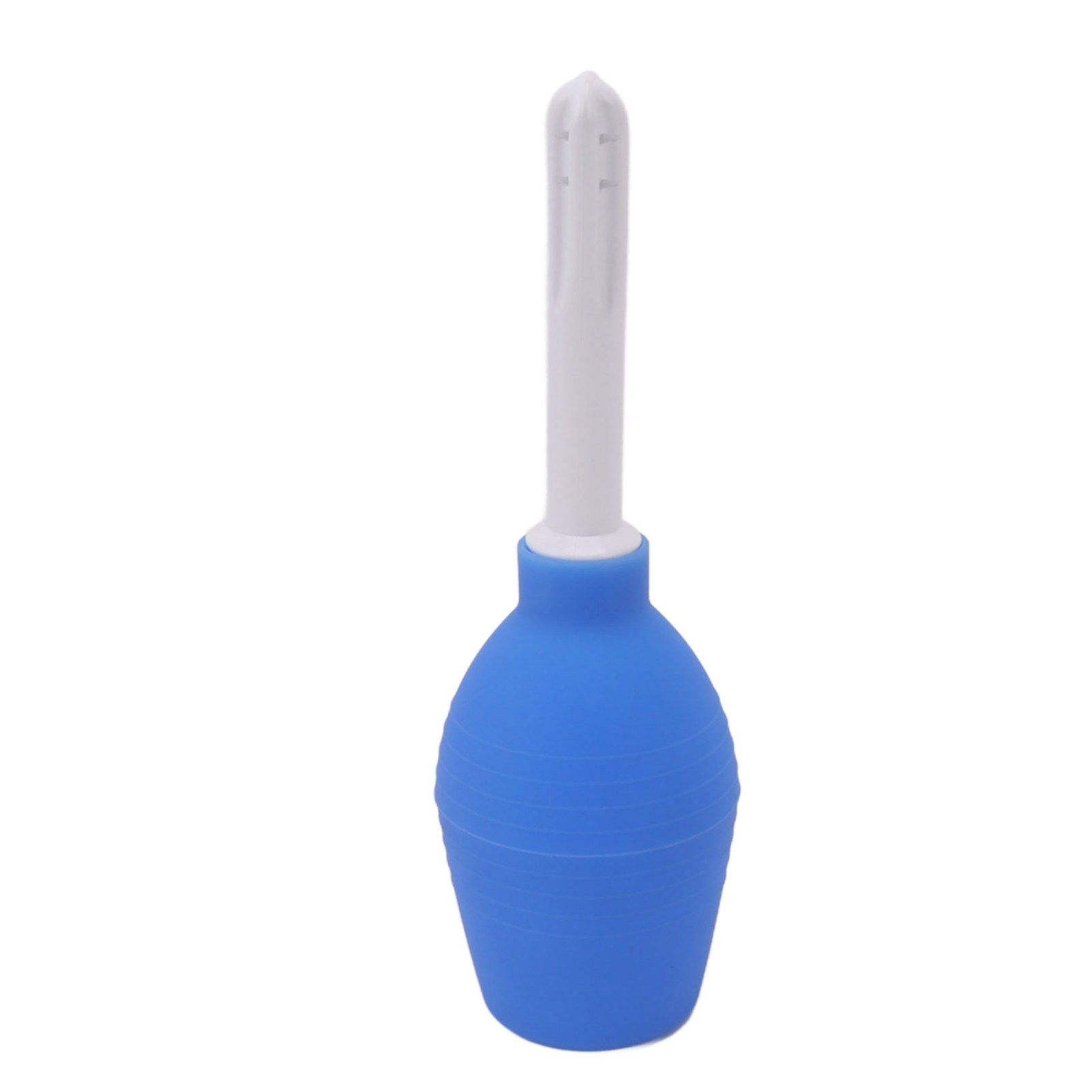 Enema Bulb Kit Silicone Reusable Anal Douche Vaginal Cleaner for Women and Men Hygienic 310ml Blue - Image 3