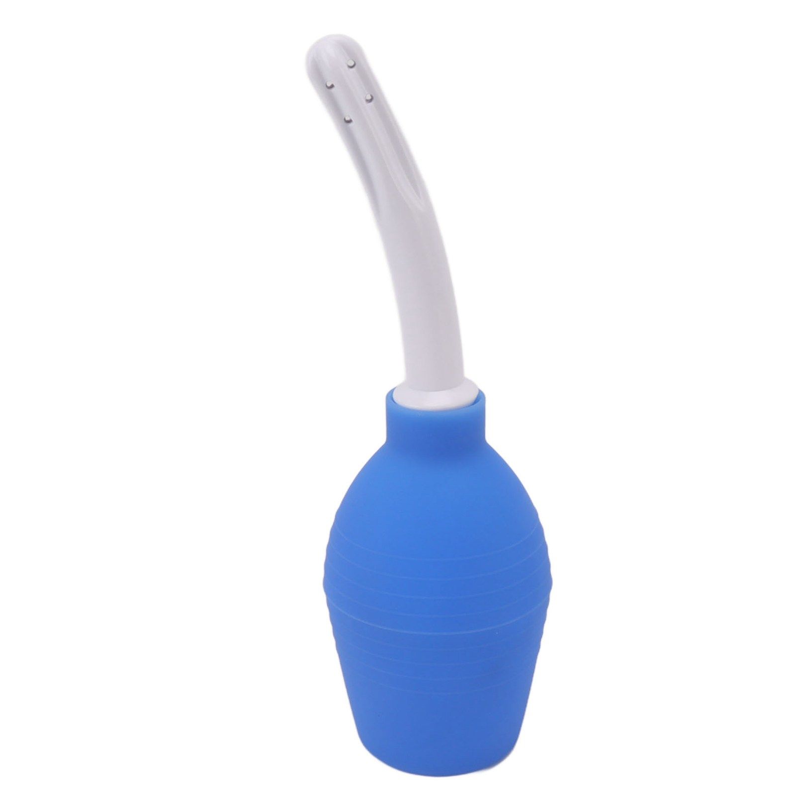 Enema Bulb Kit Silicone Reusable Anal Douche Vaginal Cleaner for Women and Men Hygienic 310ml Blue - Image 4