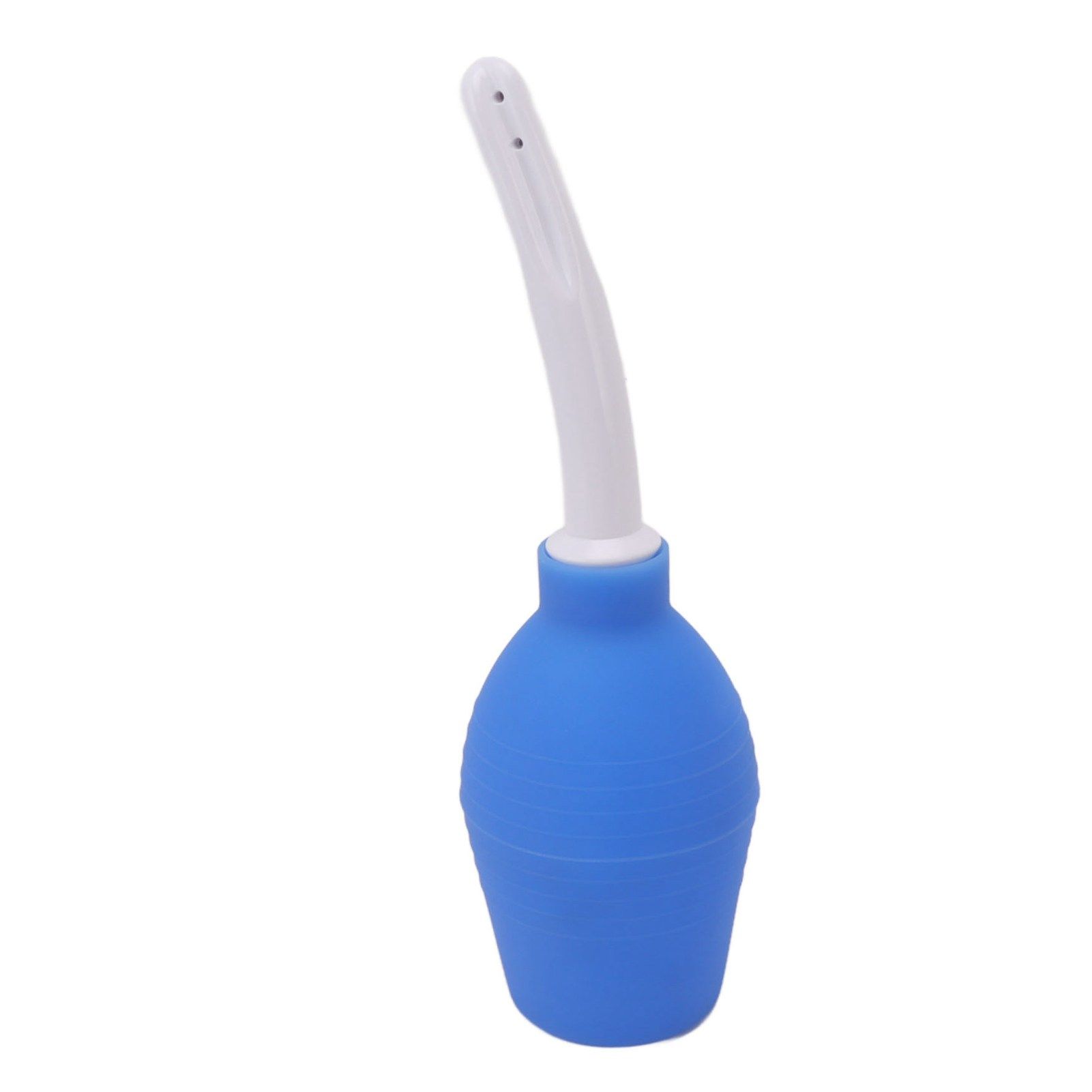 Enema Bulb Kit Silicone Reusable Anal Douche Vaginal Cleaner for Women and Men Hygienic 310ml Blue - Image 5