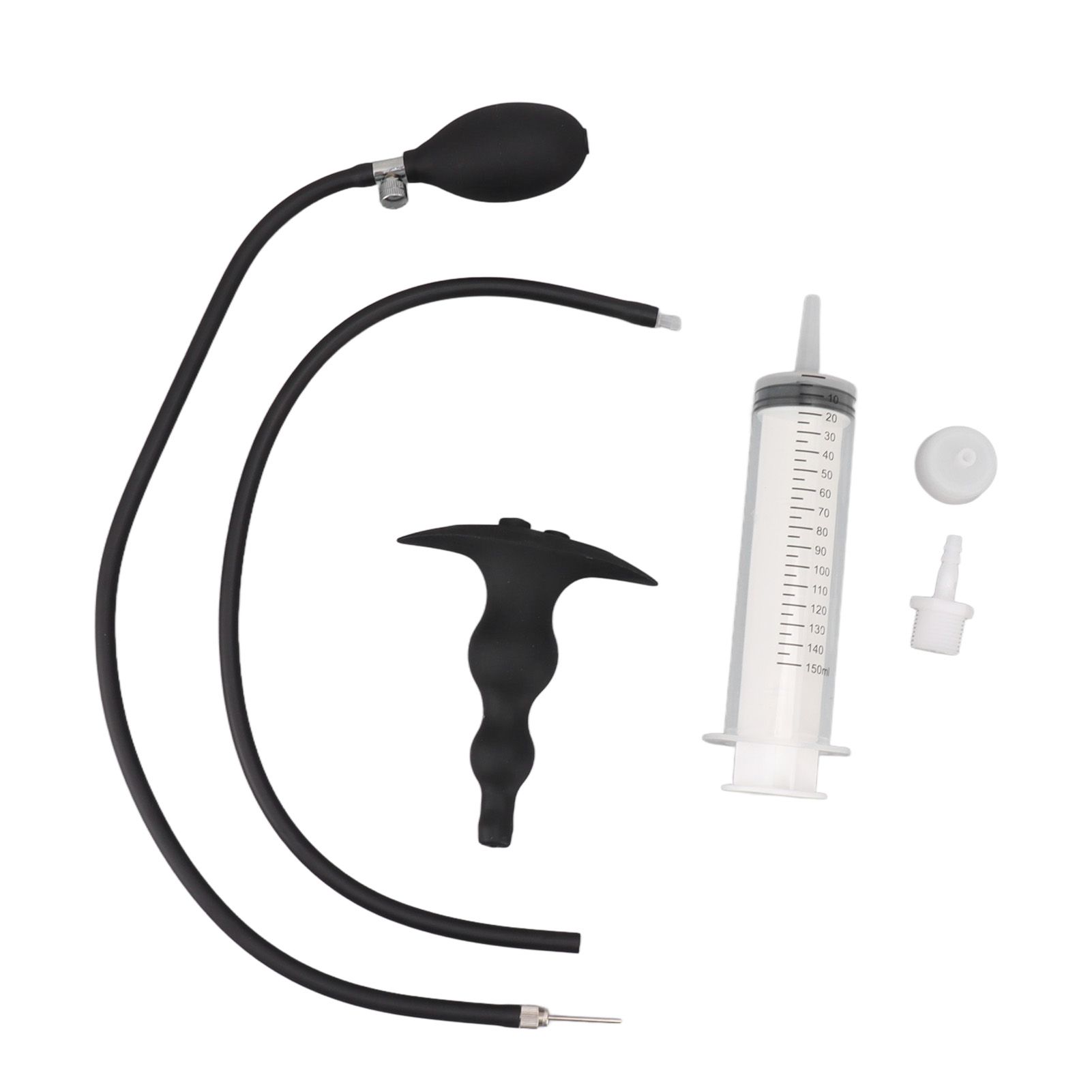 Inflatable Anal Cleaner Silicone Shower Enema System Soft Flexible Professional for Women Home Type 1 - Image 1