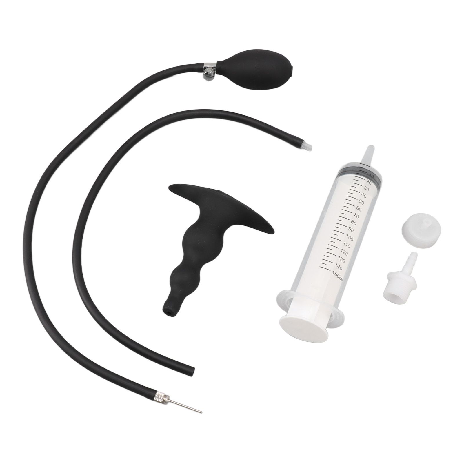Inflatable Anal Cleaner Silicone Shower Enema System Soft Flexible Professional for Women Home Type 1 - Image 2