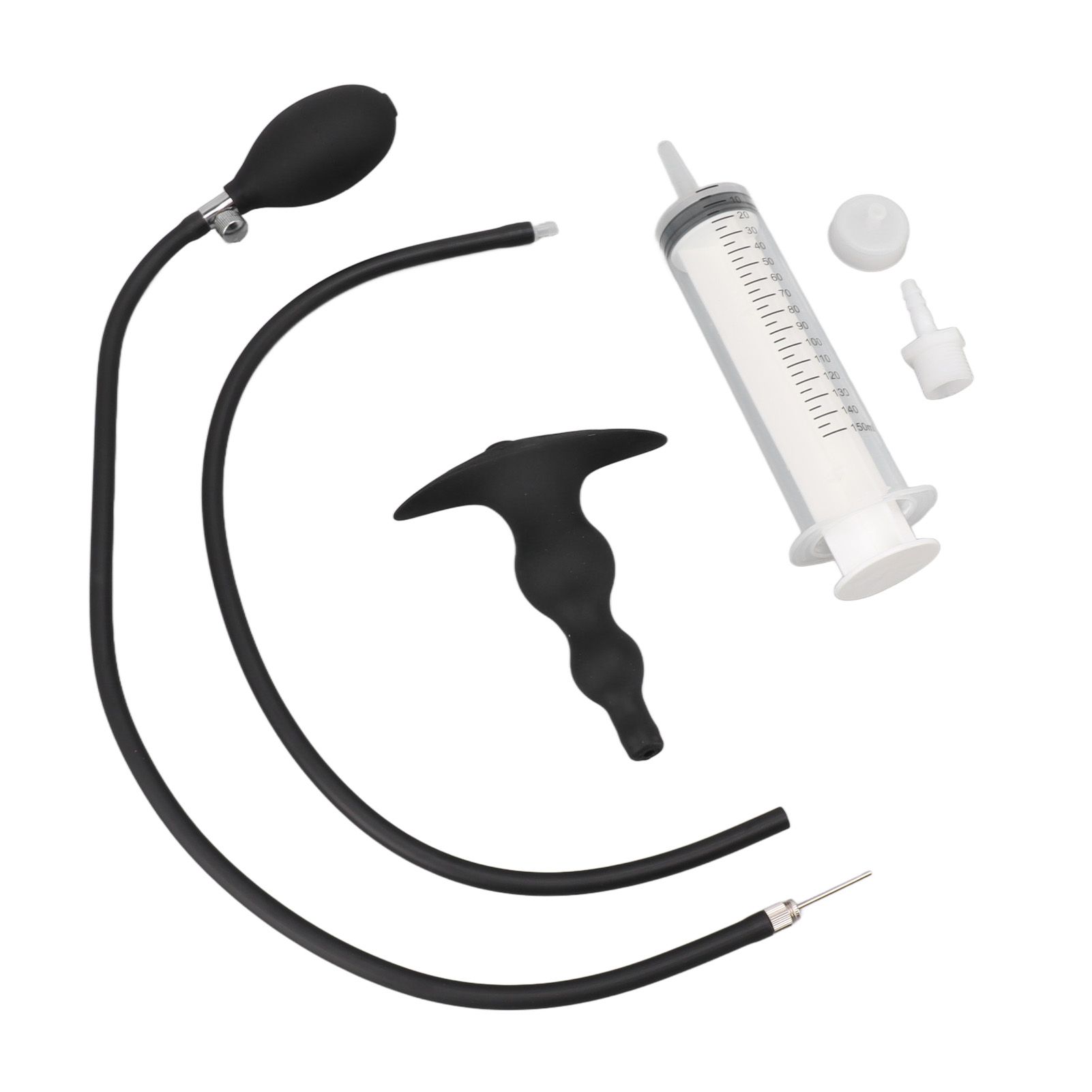 Inflatable Anal Cleaner Silicone Shower Enema System Soft Flexible Professional for Women Home Type 1 - Image 3