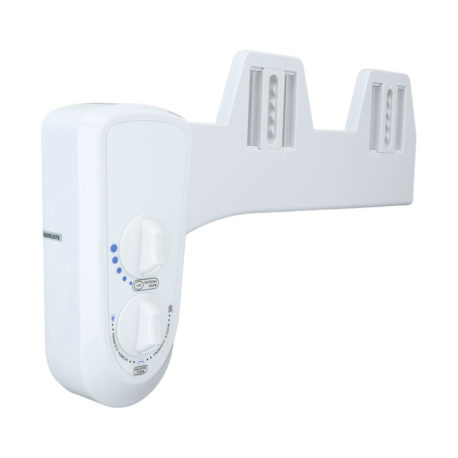 Bidet Attachment Self Cleaning Dual Nozzle Adjustable Water Pressure Cold Water Toilet Bidet for Feminine Wash 3/8 - Image 2