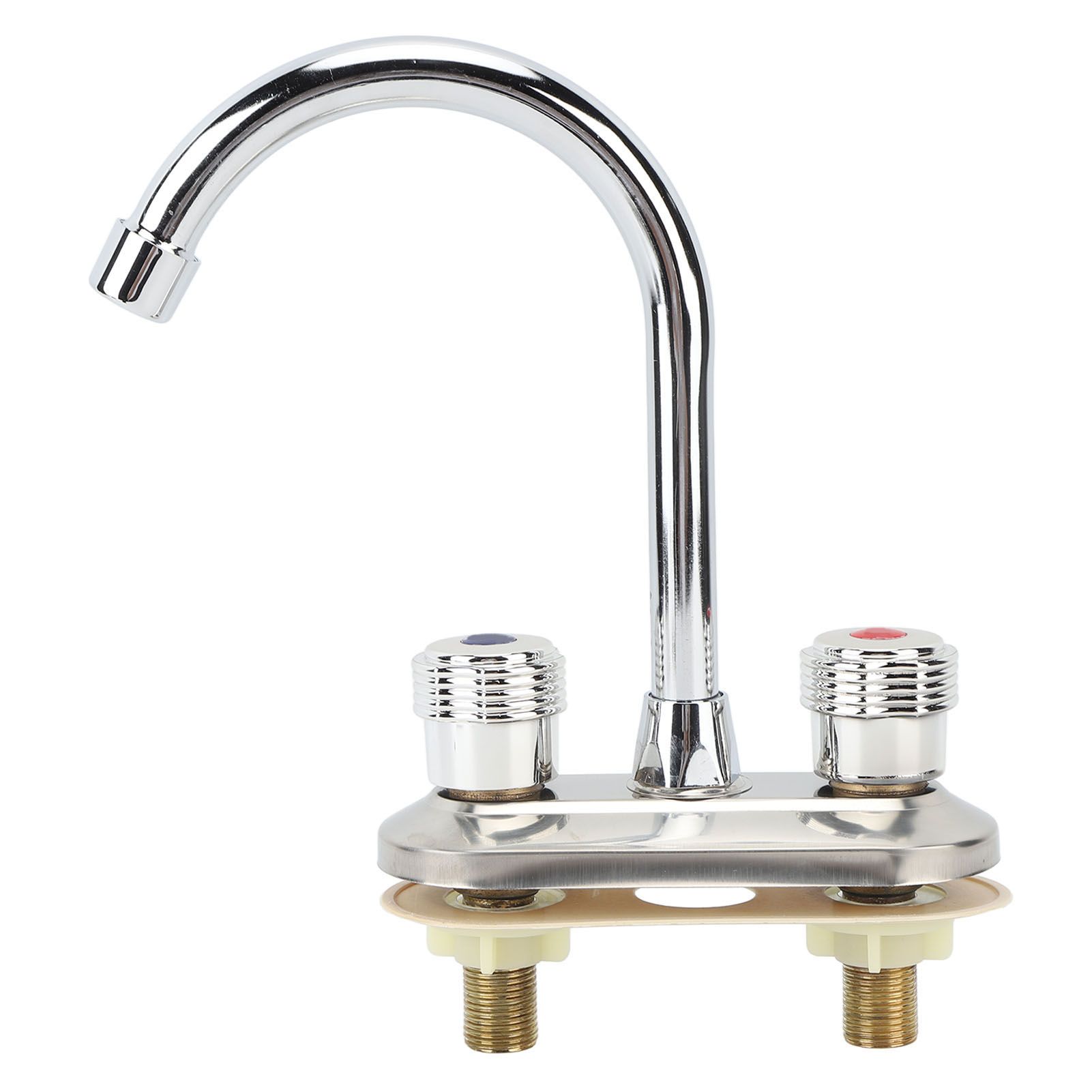 2 Handle Bathroom Faucet Water Saving Hot Water Centerset Bathroom Faucet for Kitchens Bath Basin - Image 1
