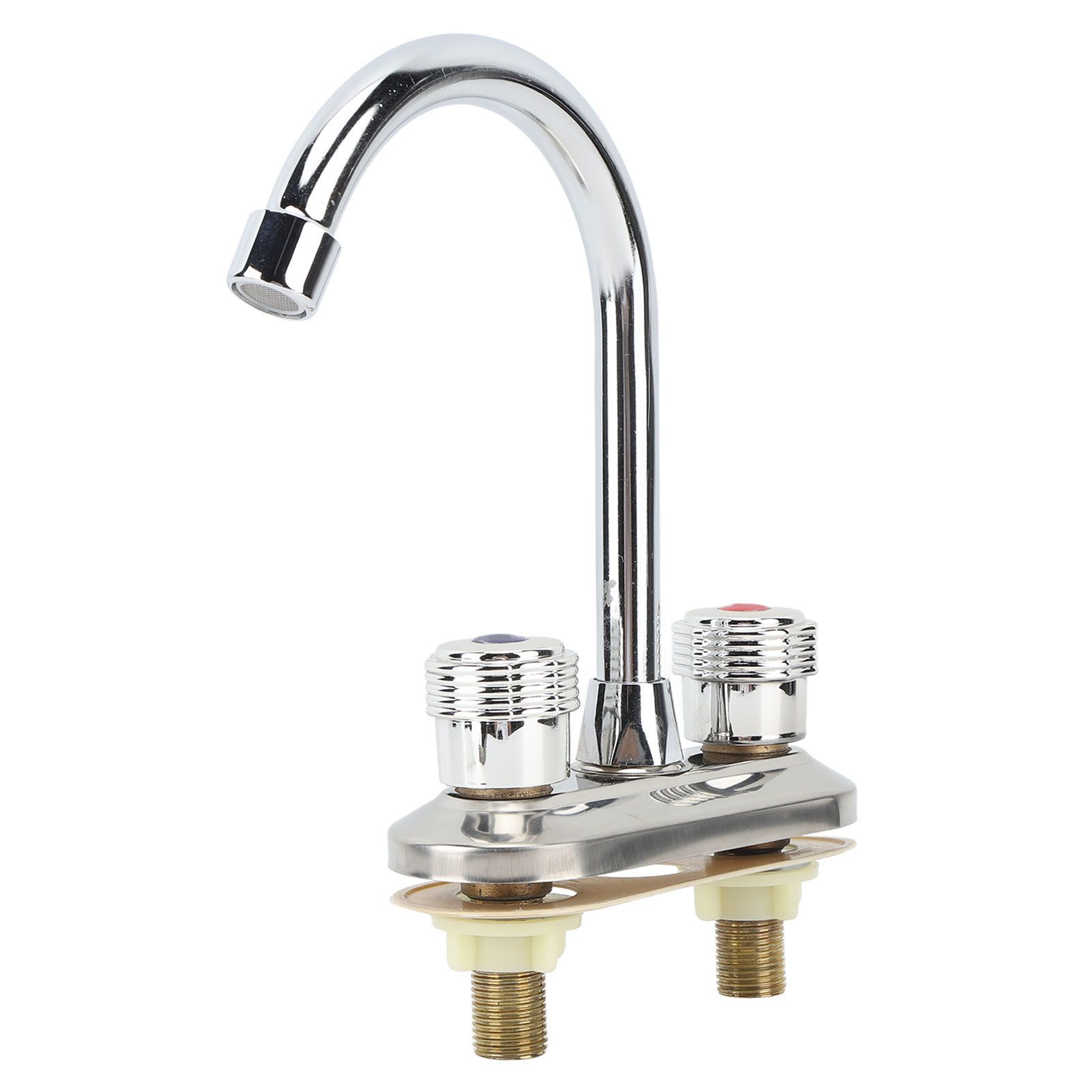 2 Handle Bathroom Faucet Water Saving Hot Water Centerset Bathroom Faucet for Kitchens Bath Basin - Image 2