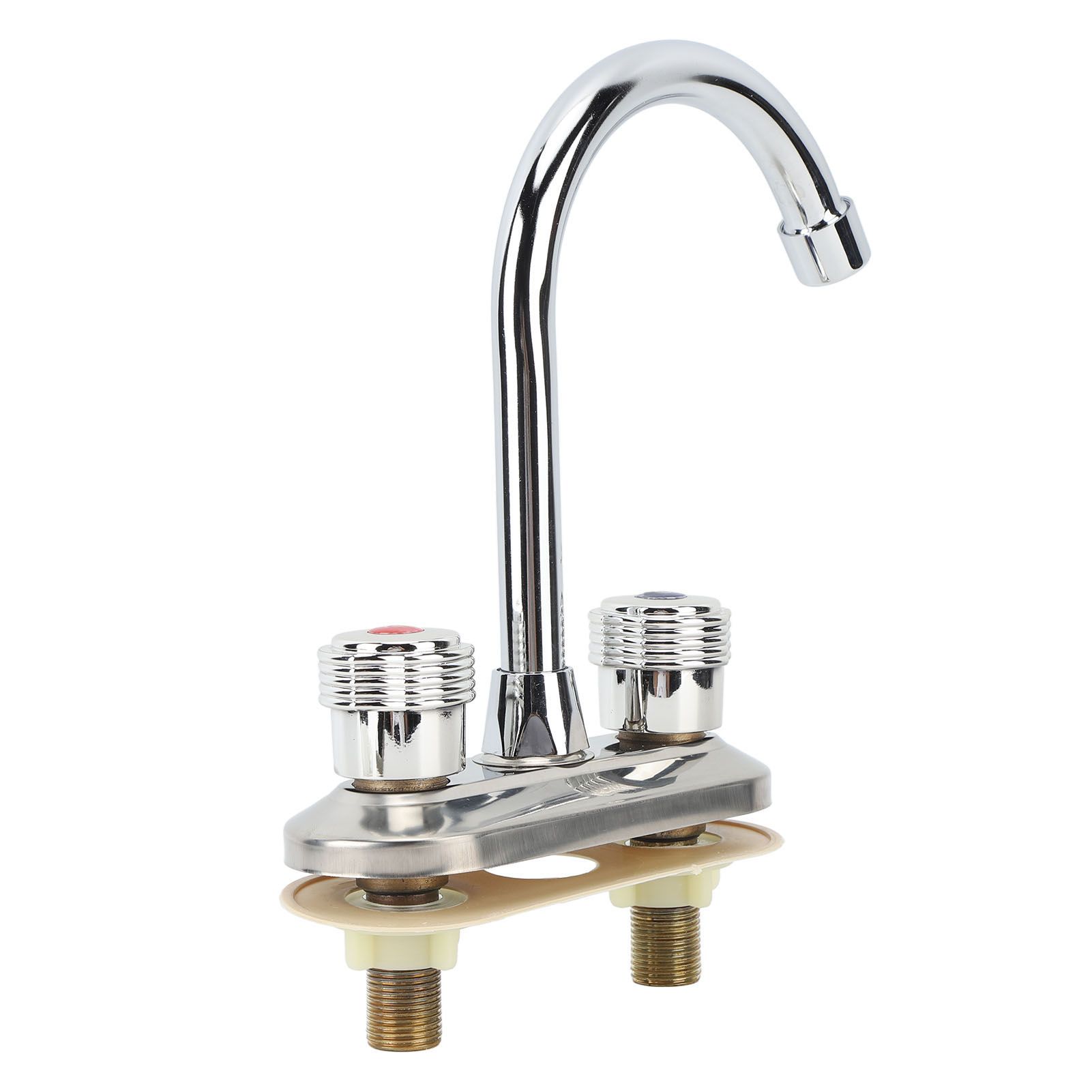 2 Handle Bathroom Faucet Water Saving Hot Water Centerset Bathroom Faucet for Kitchens Bath Basin - Image 4