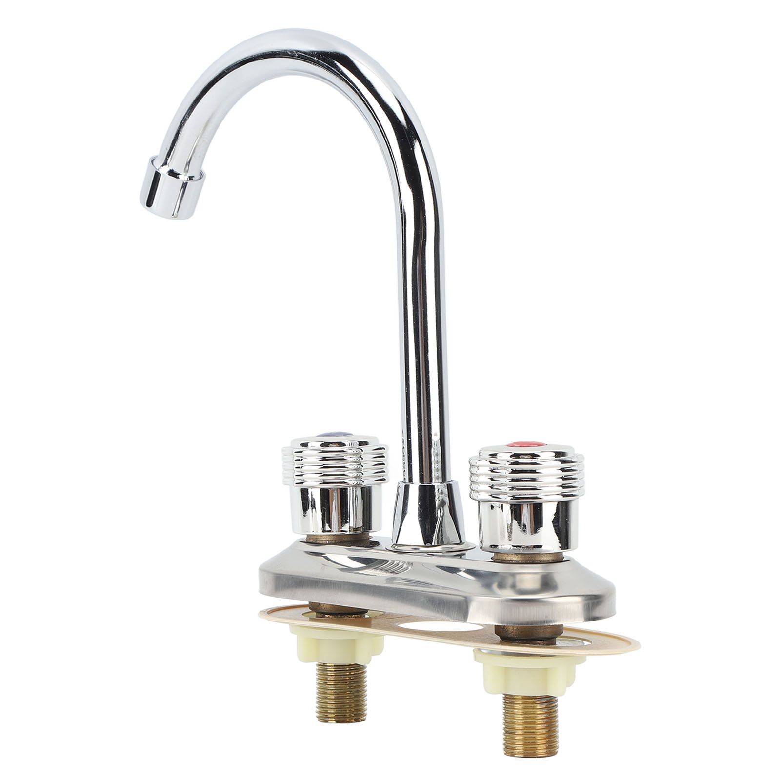 2 Handle Bathroom Faucet Water Saving Hot Water Centerset Bathroom Faucet for Kitchens Bath Basin - Image 5