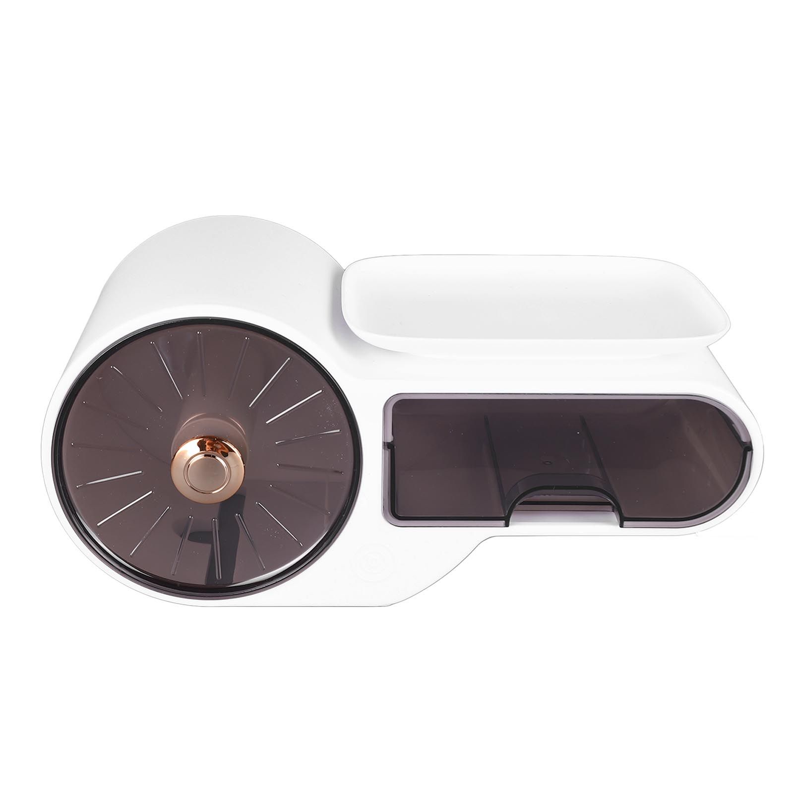 Wall Mounted Tissue Box Cover Plastic Waterproof Multifunctional Punch Free Toilet Paper Holder for Bathroom Kitchen White - Image 3