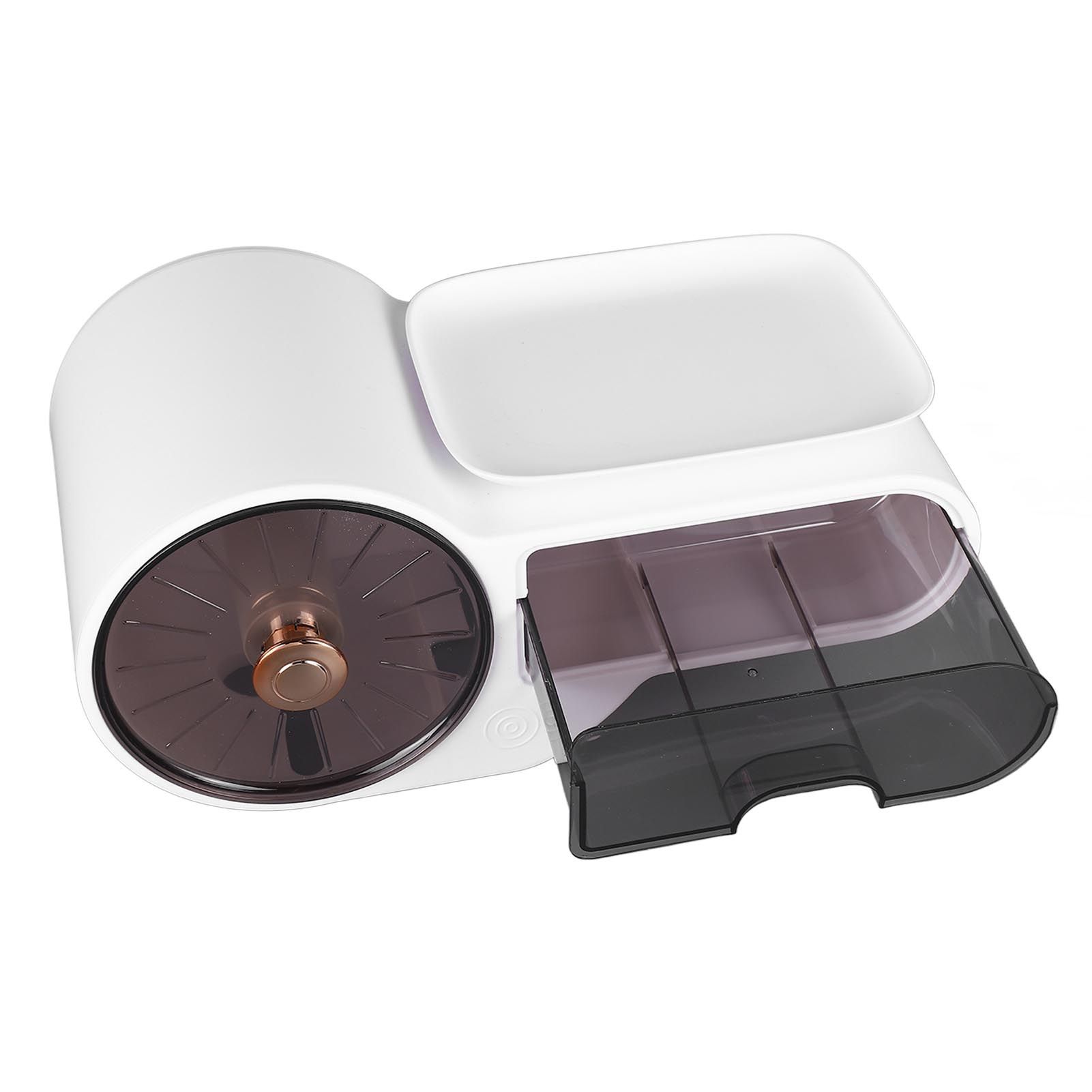 Wall Mounted Tissue Box Cover Plastic Waterproof Multifunctional Punch Free Toilet Paper Holder for Bathroom Kitchen White - Image 4