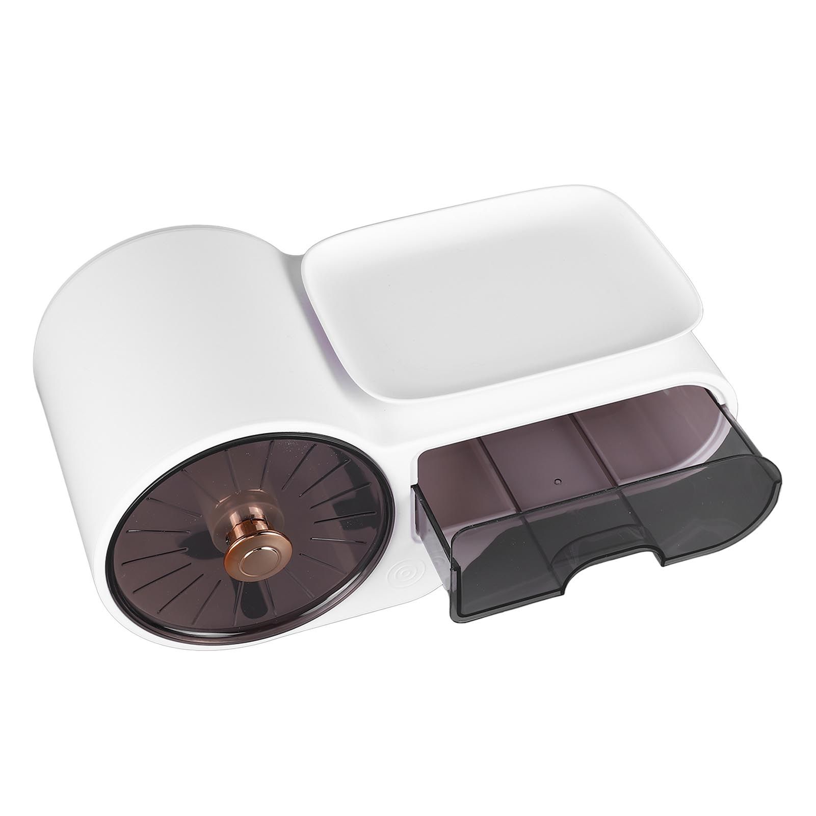Wall Mounted Tissue Box Cover Plastic Waterproof Multifunctional Punch Free Toilet Paper Holder for Bathroom Kitchen White - Image 5
