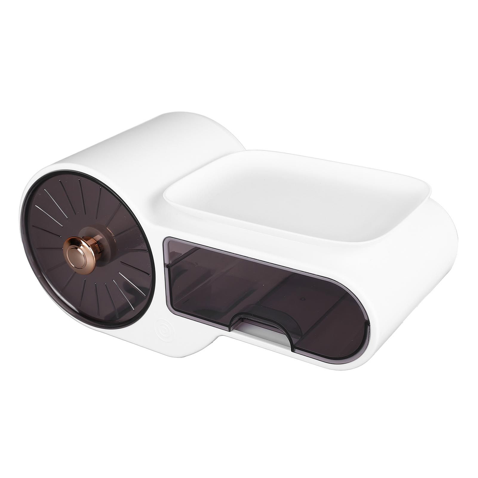 Wall Mounted Tissue Box Cover Plastic Waterproof Multifunctional Punch Free Toilet Paper Holder for Bathroom Kitchen White - Image 6