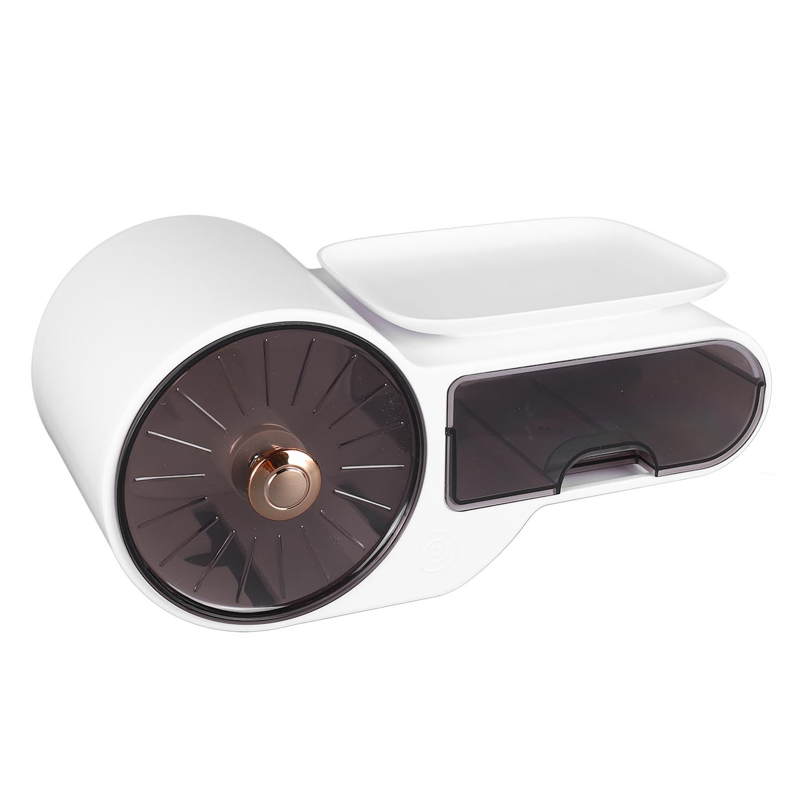 Wall Mounted Tissue Box Cover Plastic Waterproof Multifunctional Punch Free Toilet Paper Holder for Bathroom Kitchen White - Image 7