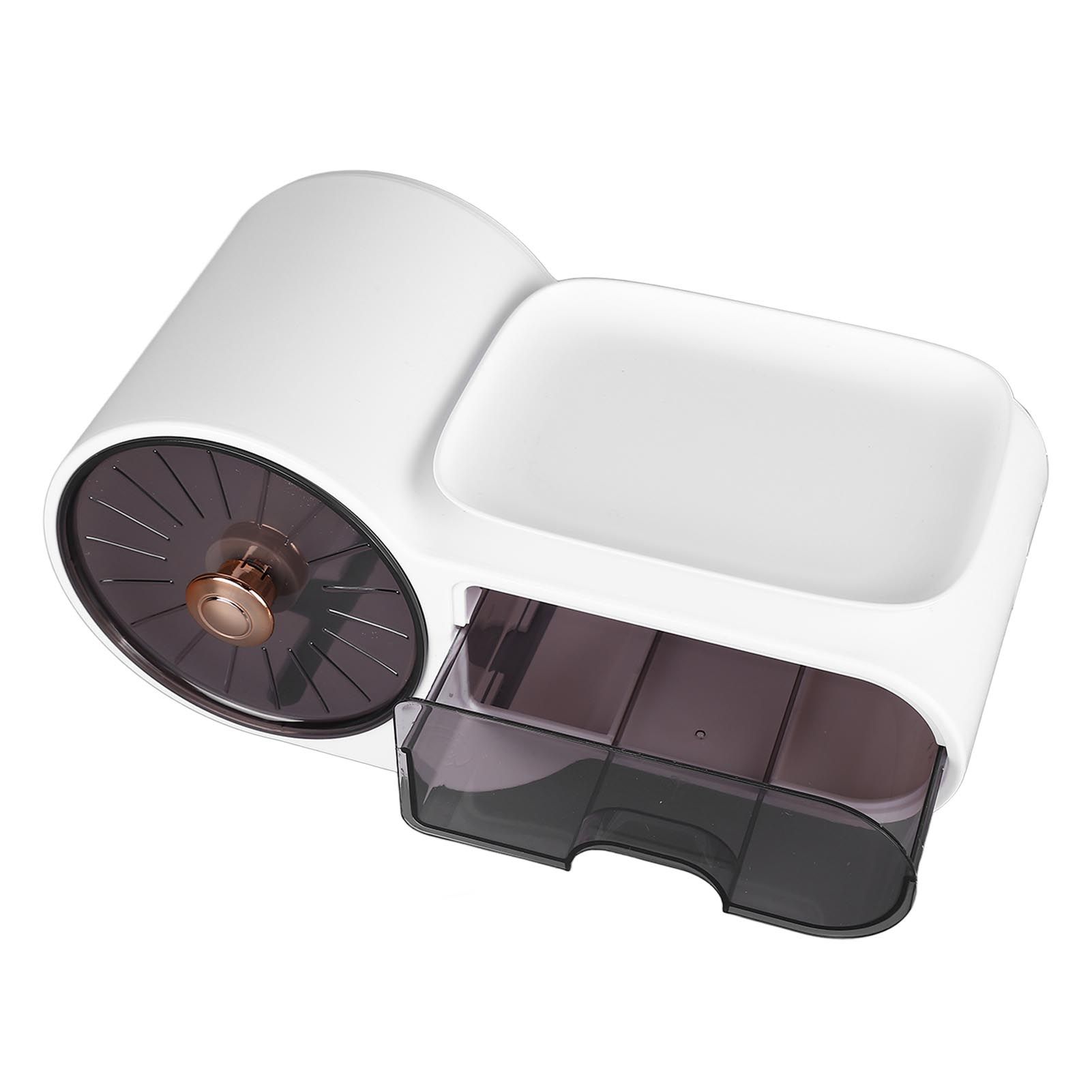 Wall Mounted Tissue Box Cover Plastic Waterproof Multifunctional Punch Free Toilet Paper Holder for Bathroom Kitchen White - Image 8