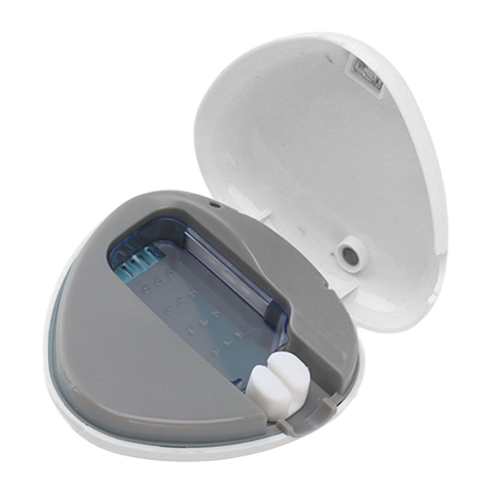 Toothbrush Sanitizer Portable Rechargeable Toothbrush Cleaner Holder Travel Home Toothbrush Case White - Image 4