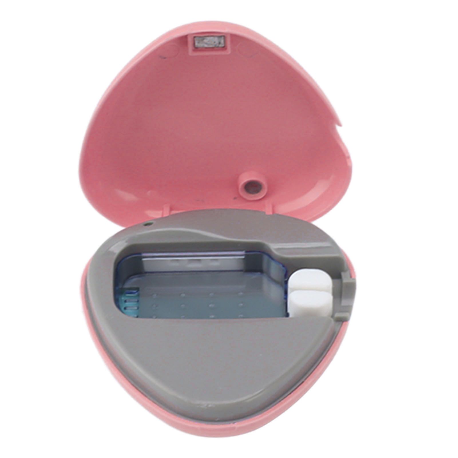 Toothbrush Sanitizer Portable Rechargeable Toothbrush Cleaner Holder Travel Home Toothbrush Case Pink - Image 5