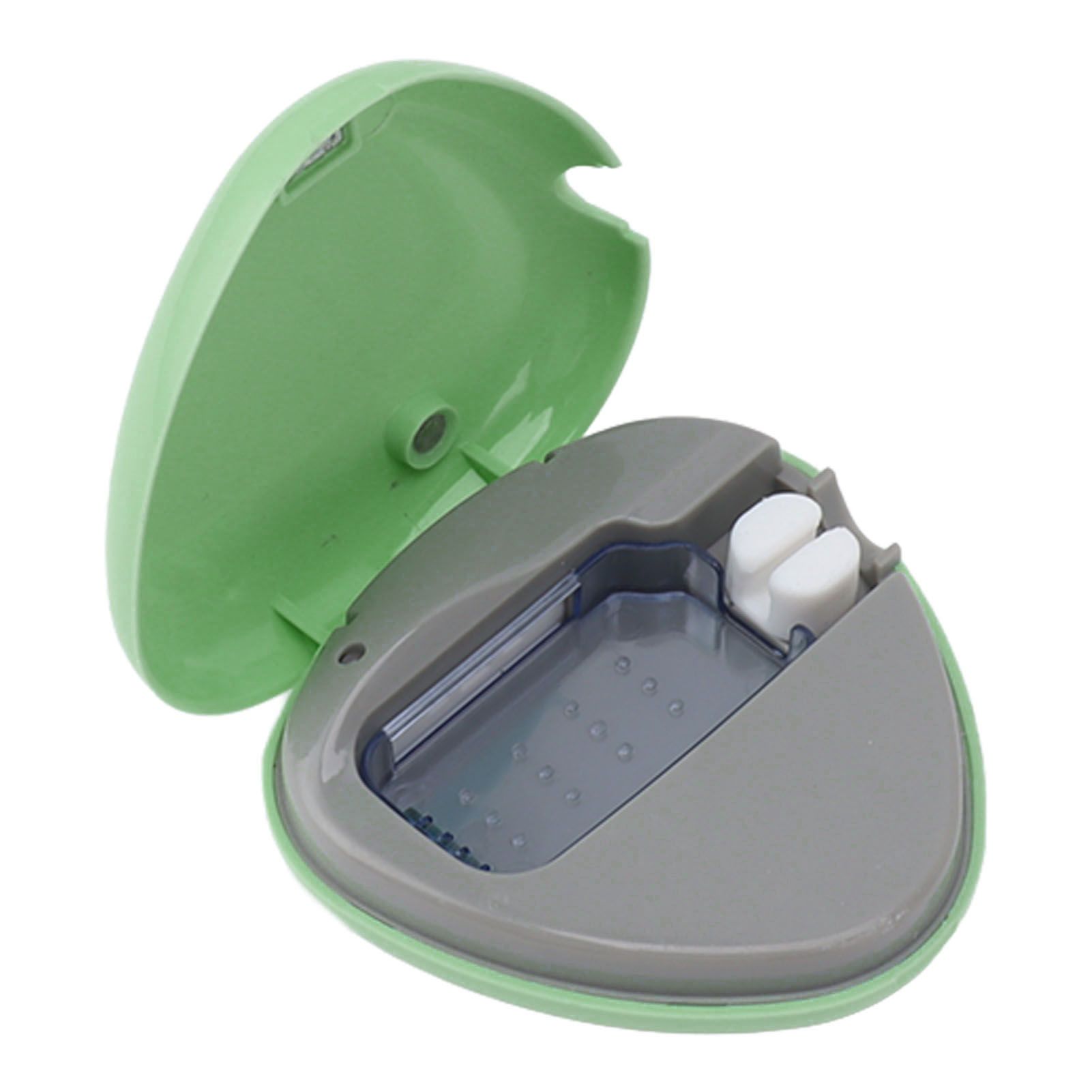 Toothbrush Sanitizer Portable Rechargeable Toothbrush Cleaner Holder Travel Home Toothbrush Case Green - Image 3