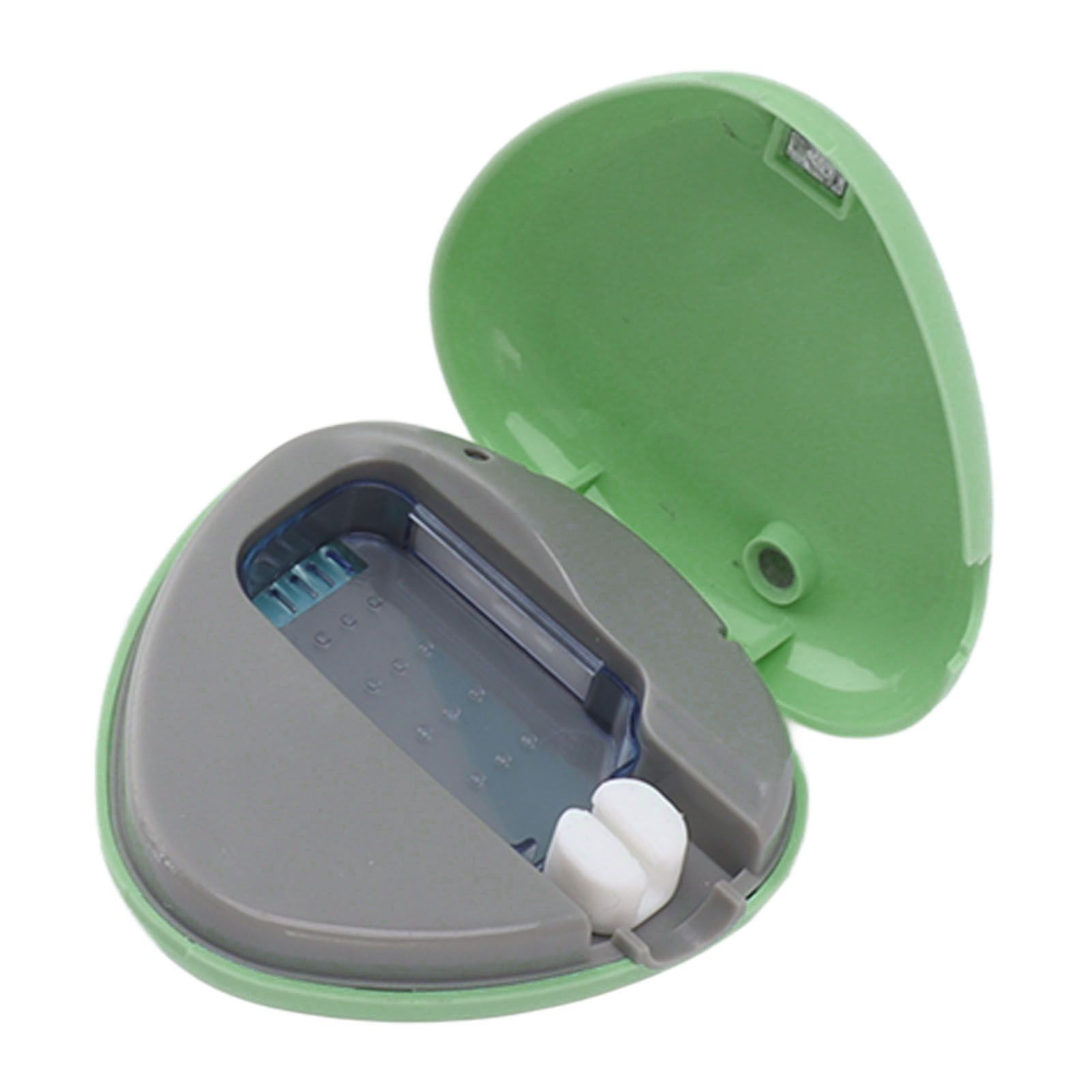 Toothbrush Sanitizer Portable Rechargeable Toothbrush Cleaner Holder Travel Home Toothbrush Case Green - Image 4