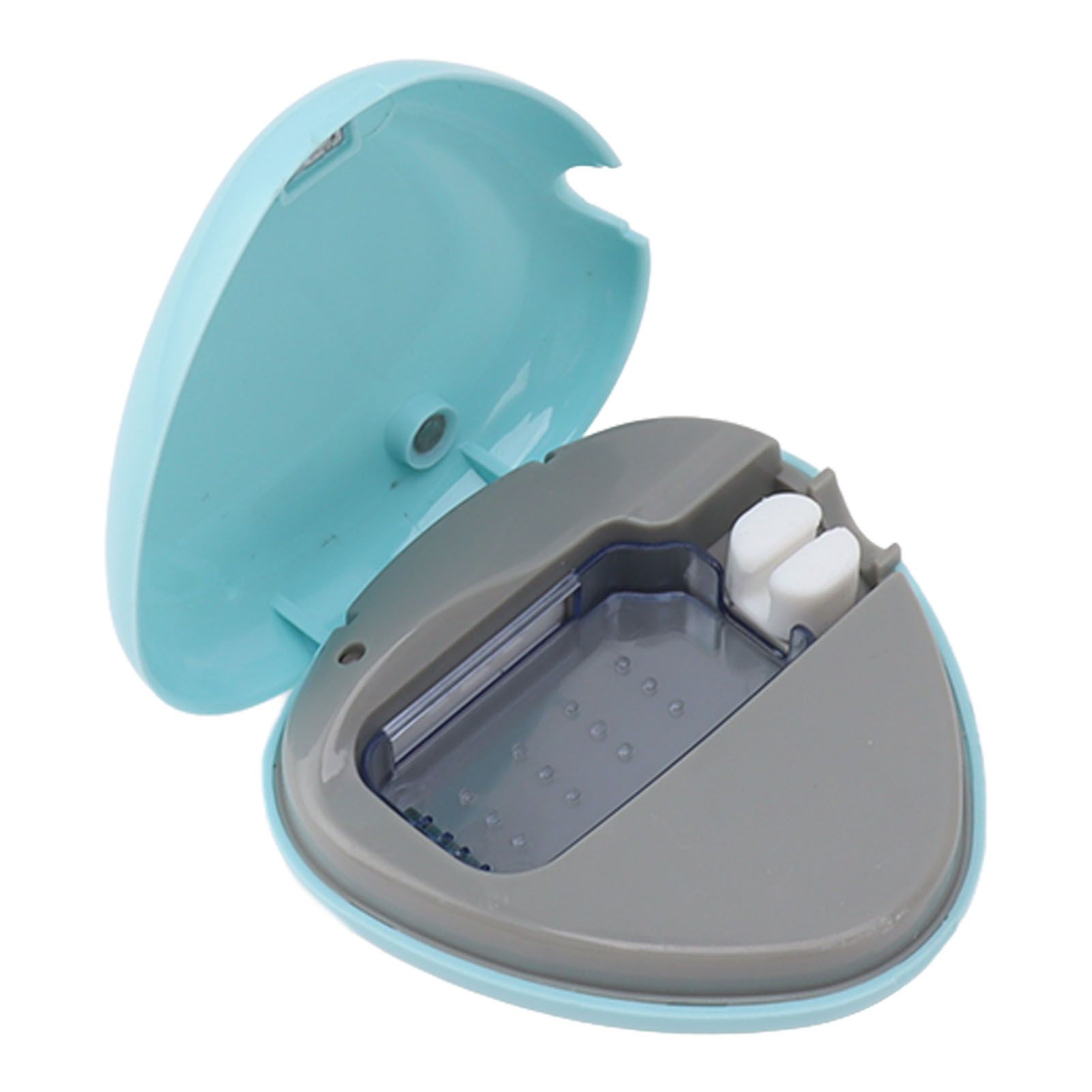 Toothbrush Sanitizer Portable Rechargeable Toothbrush Cleaner Holder Travel Home Toothbrush Case Blue - Image 3