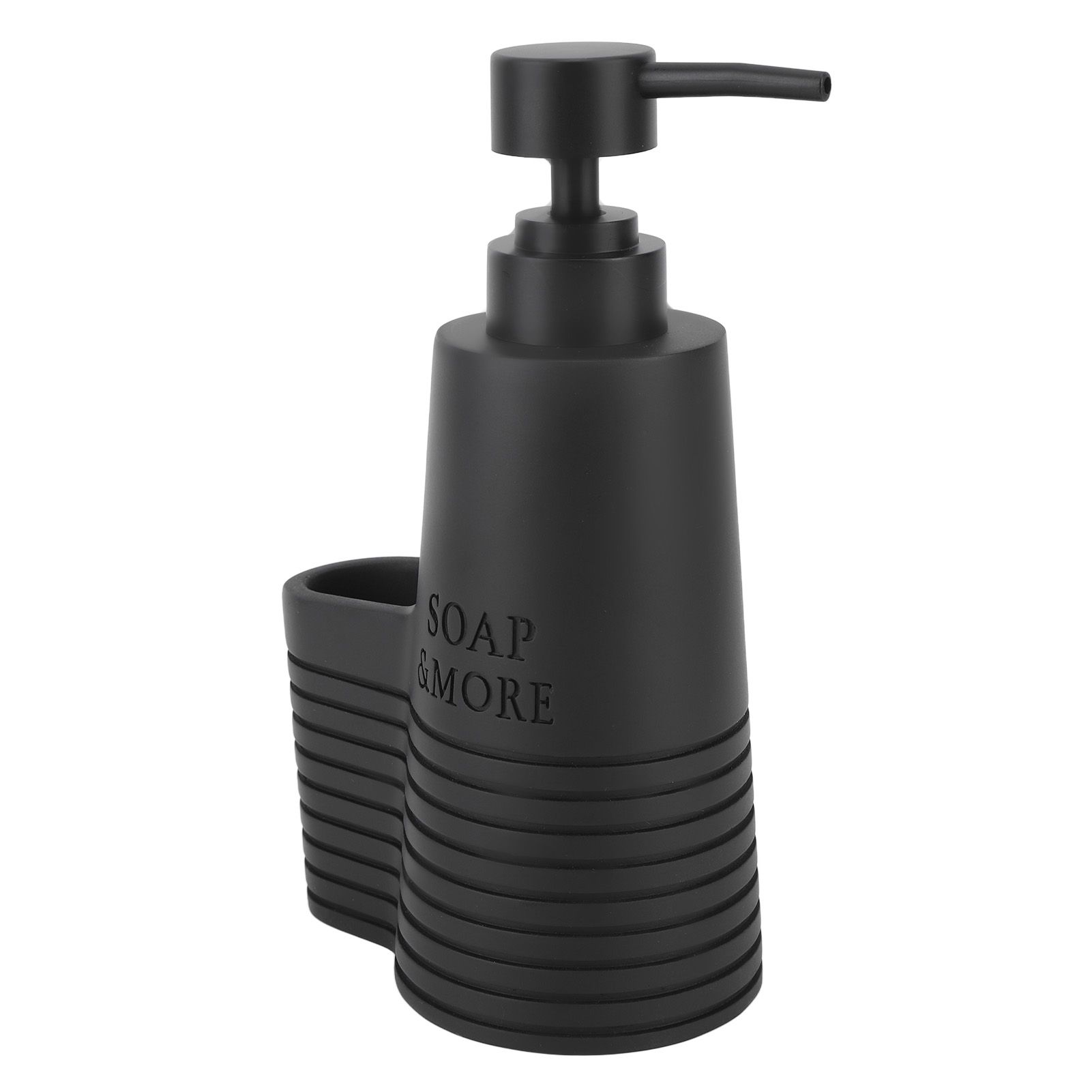 Dish Soap Dispenser Stainless Steel Washing Up Liquid Dispenser with Cleaning Brush for Kitchen - Image 3