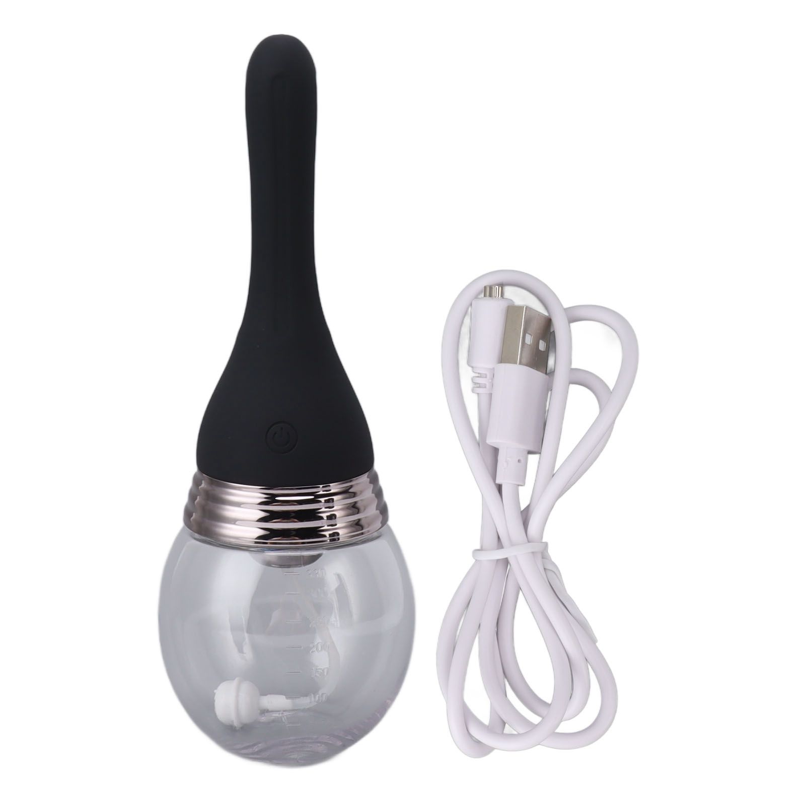 Automatic Enema Bulb Rechargeable Anti Back Flow Douche for Women Private Hygienic Silicone Douche Cleaner Enema - Image 1