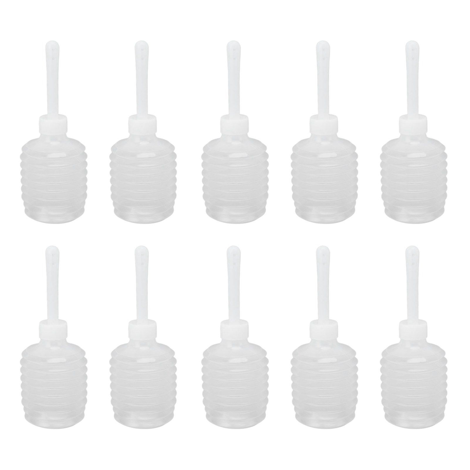 10 Pcs 200ml Enema Bulb Vaginal Douche Anal Douche Enema Water Bottle Disposable Enema Applicators White - Image 1
