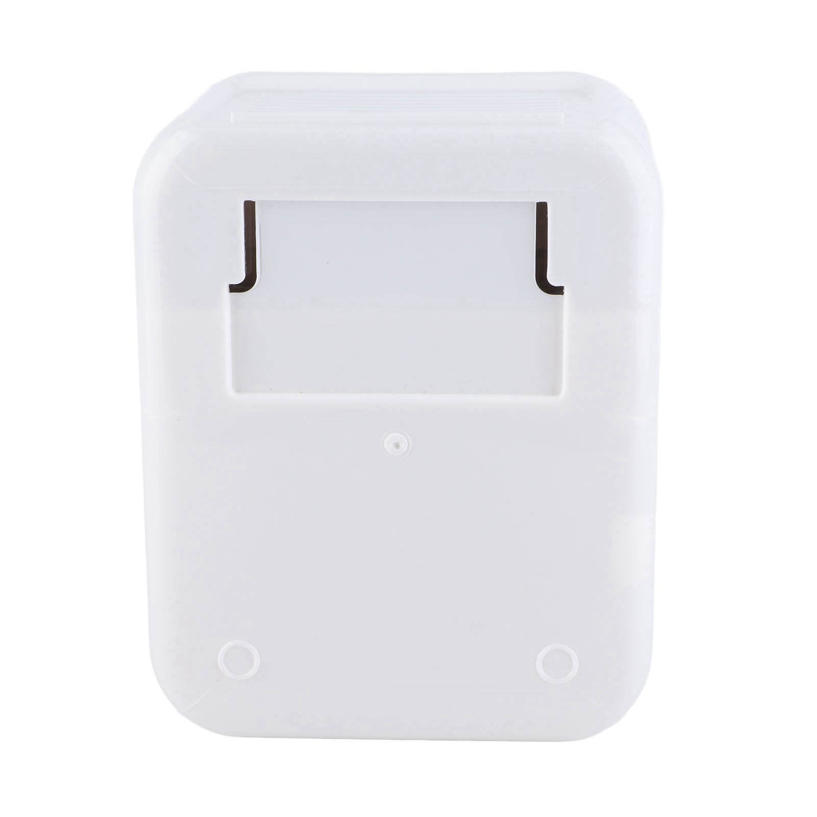 Wall Mounted Tissue Box Large Capacity Waterproof Stylish Decorative Practical Toilet Paper Storage Box for Home Bathroom Fresh White - Image 4