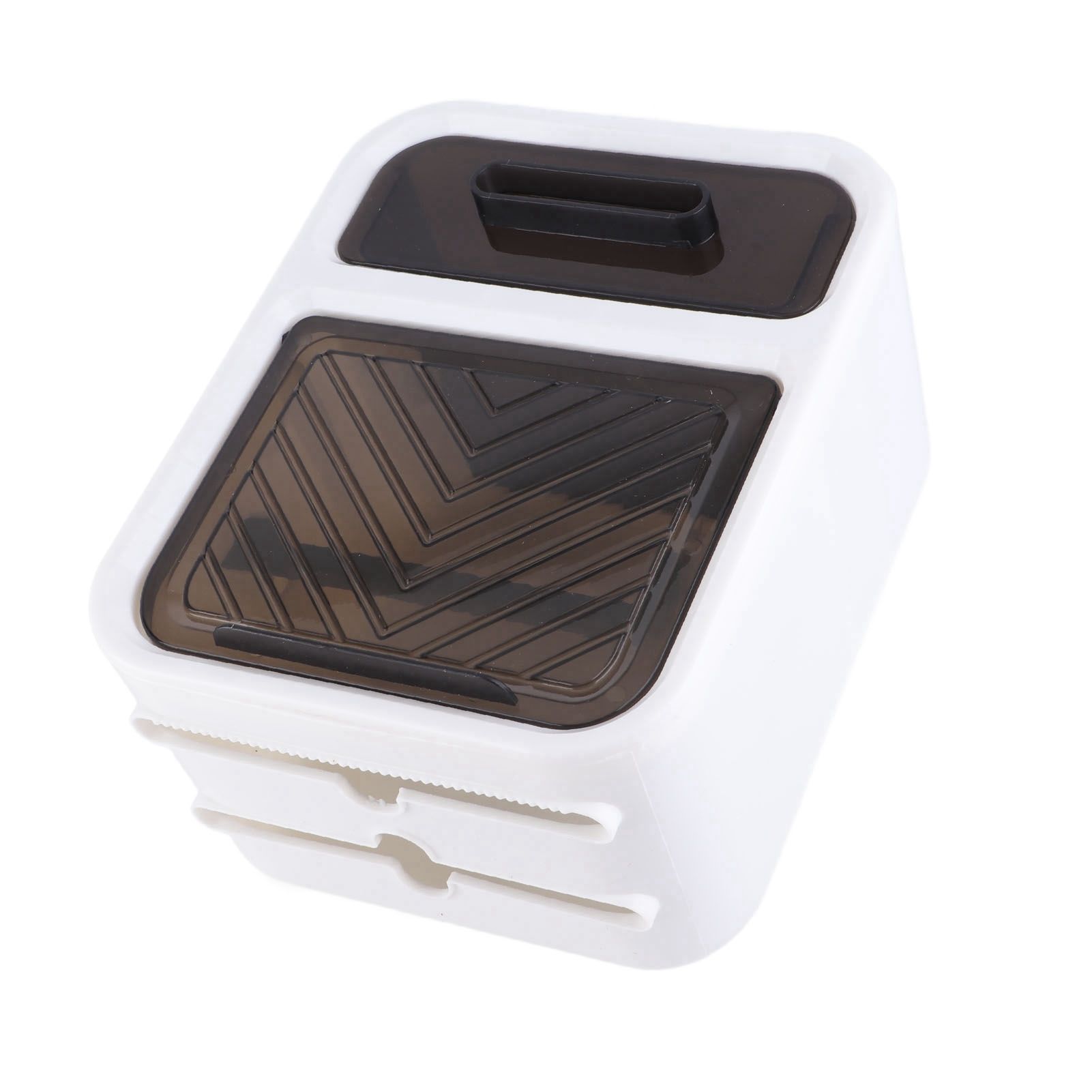 Wall Mounted Tissue Box Large Capacity Waterproof Stylish Decorative Practical Toilet Paper Storage Box for Home Bathroom Fresh White - Image 6