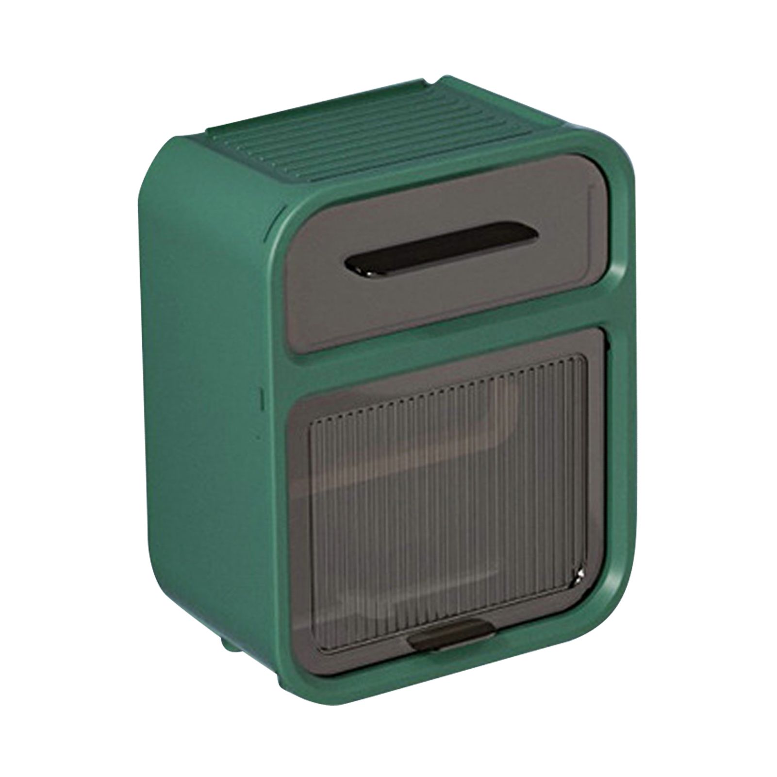 Wall Mounted Tissue Box Large Capacity Waterproof Stylish Decorative Practical Toilet Paper Storage Box for Home Bathroom Green - Image 2