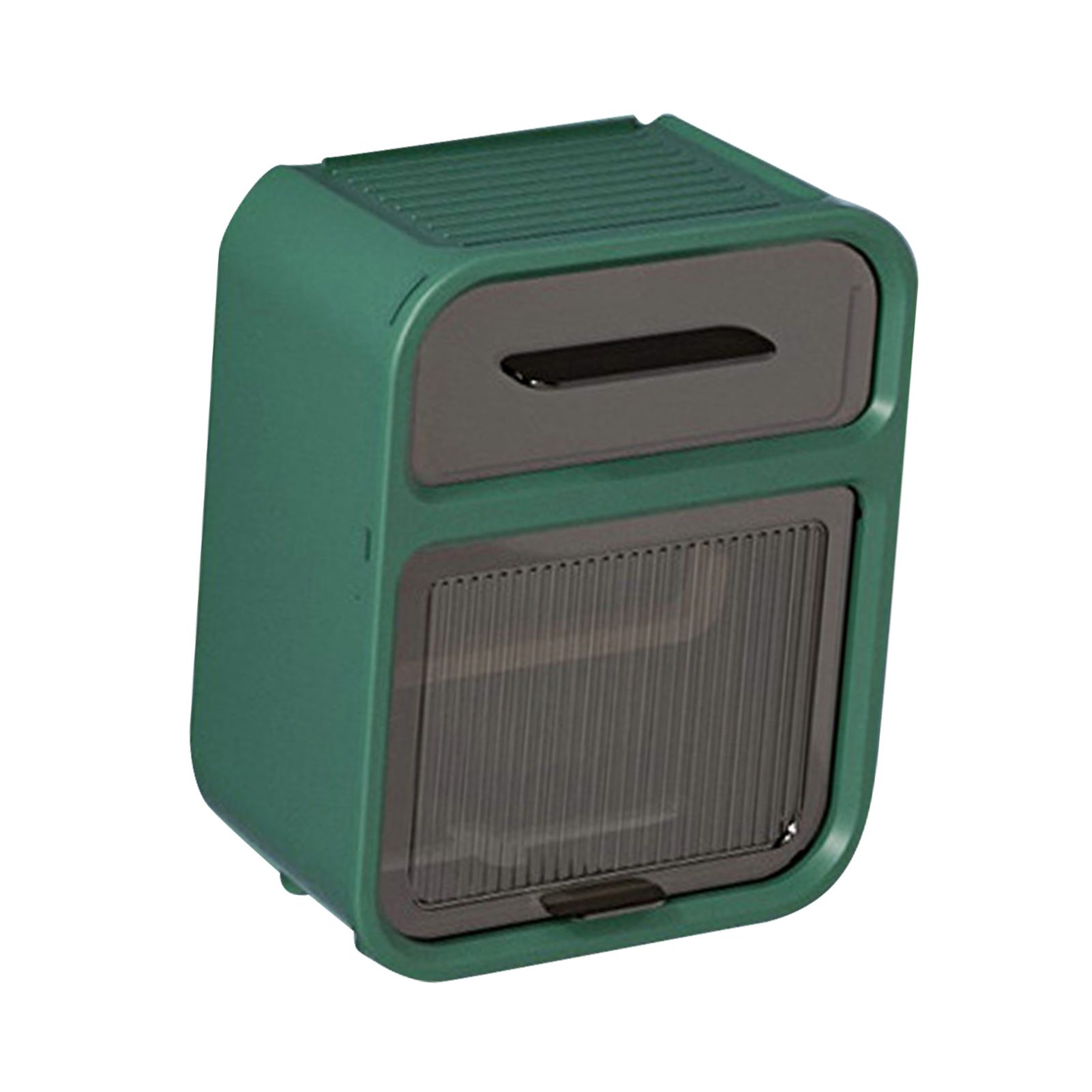 Wall Mounted Tissue Box Large Capacity Waterproof Stylish Decorative Practical Toilet Paper Storage Box for Home Bathroom Green - Image 3