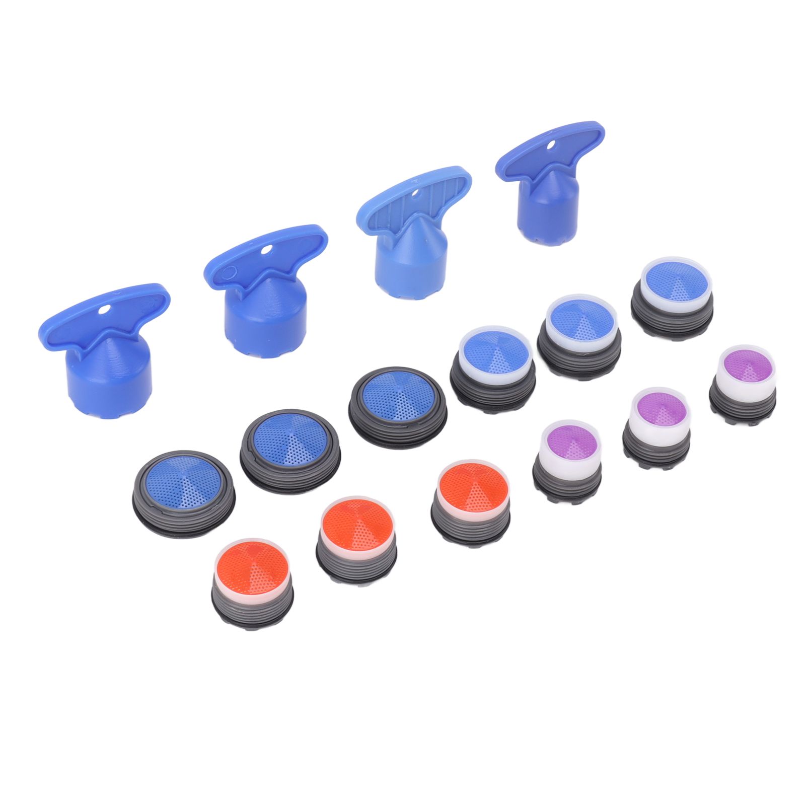 16pcs Faucet Bubbler Inner Core Set Kitchen Basin Faucet Aerator Insert Fitting with Removal Wrench - Image 3