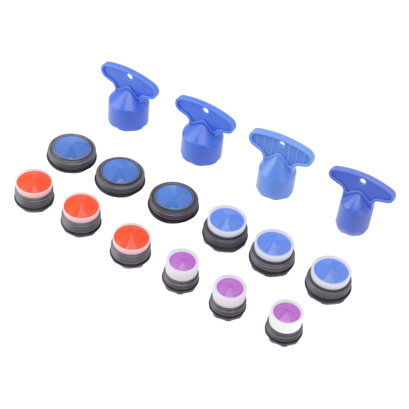 16pcs Faucet Bubbler Inner Core Set Kitchen Basin Faucet Aerator Insert Fitting with Removal Wrench - Image 4