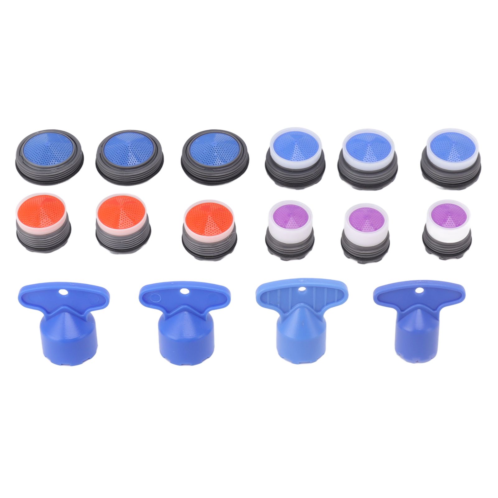 16pcs Faucet Bubbler Inner Core Set Kitchen Basin Faucet Aerator Insert Fitting with Removal Wrench - Image 5