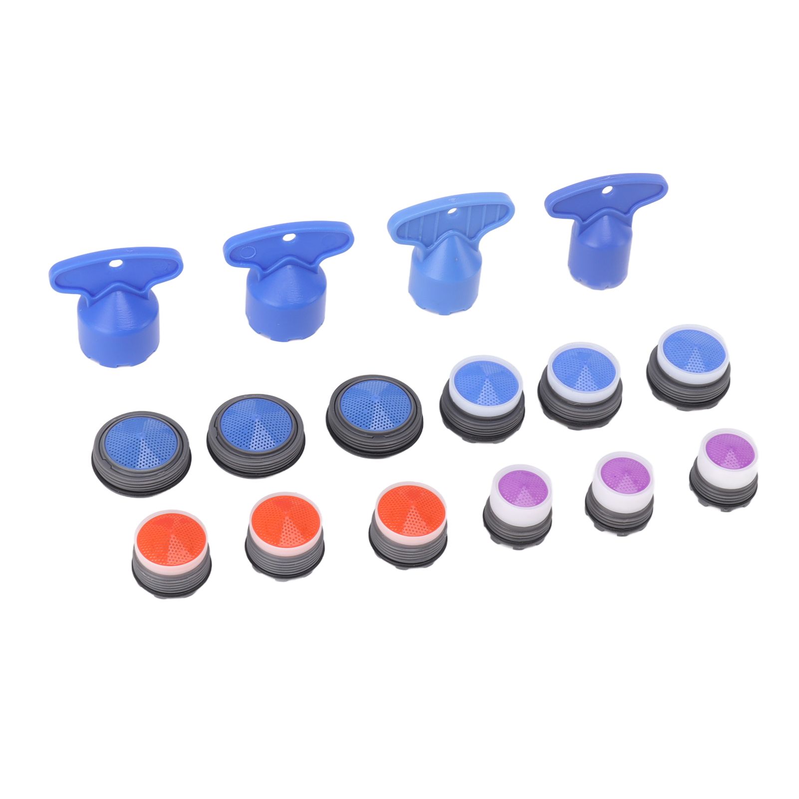 16pcs Faucet Bubbler Inner Core Set Kitchen Basin Faucet Aerator Insert Fitting with Removal Wrench - Image 7