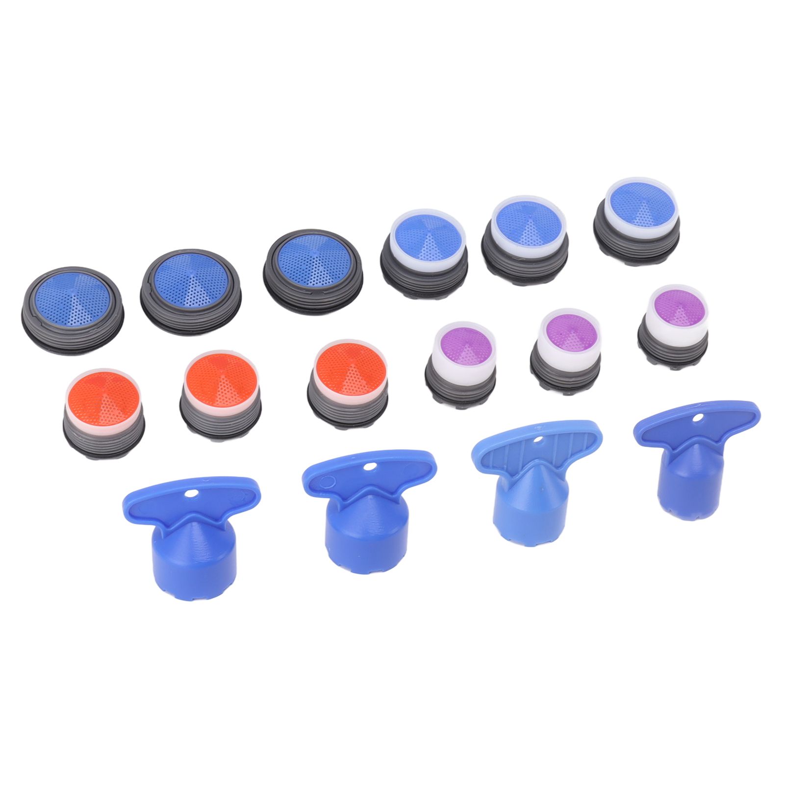 16pcs Faucet Bubbler Inner Core Set Kitchen Basin Faucet Aerator Insert Fitting with Removal Wrench - Image 8