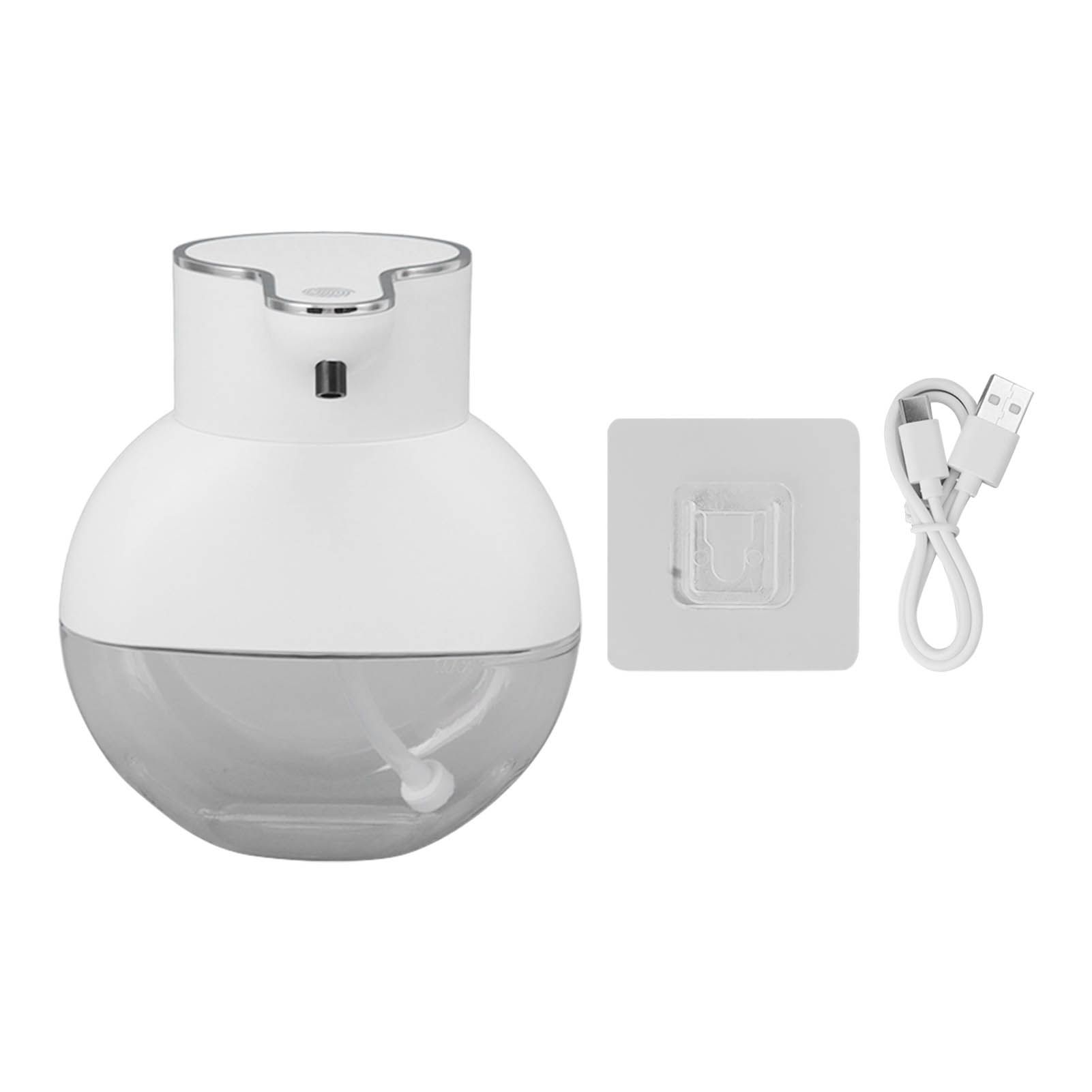 Automatic Soap Dispenser Touchless Rechargeable IPX5 Waterproof Wall Mounted Induction Soap Dispenser 400ml White Foam - Image 1