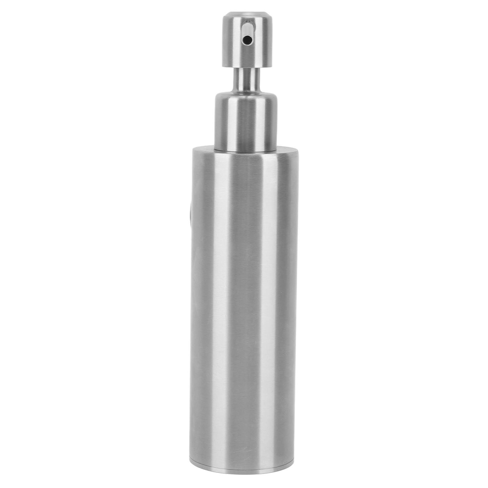 304 Stainless Steel Soap Dispenser Rustproof Refillable Soap Dispenser Soap Pump Bottle for Kitchen Bathroom Wall Mounted, Round - Image 5