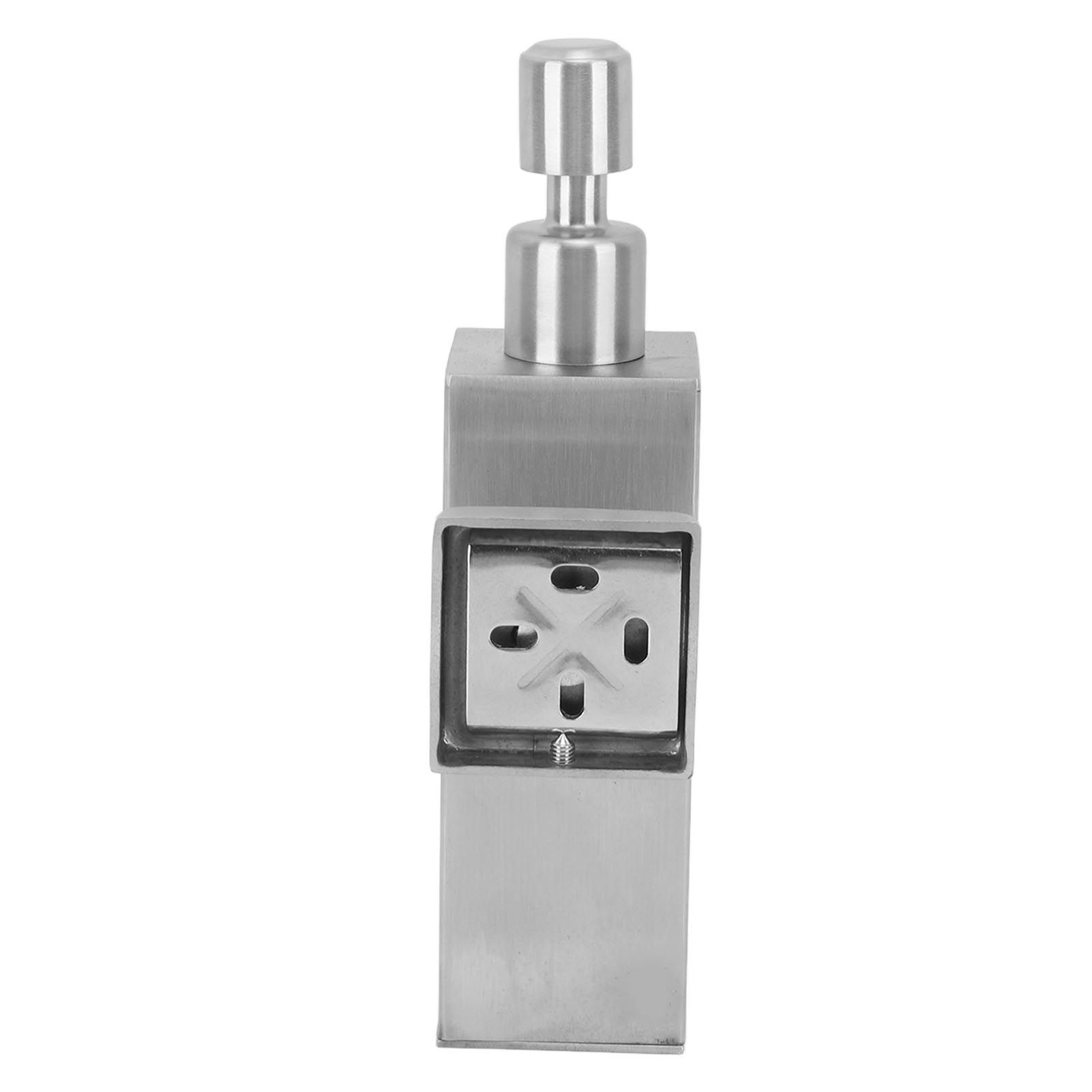 304 Stainless Steel Soap Dispenser Rustproof Refillable Soap Dispenser Soap Pump Bottle for Kitchen Bathroom Wall Mounted, Square - Image 8