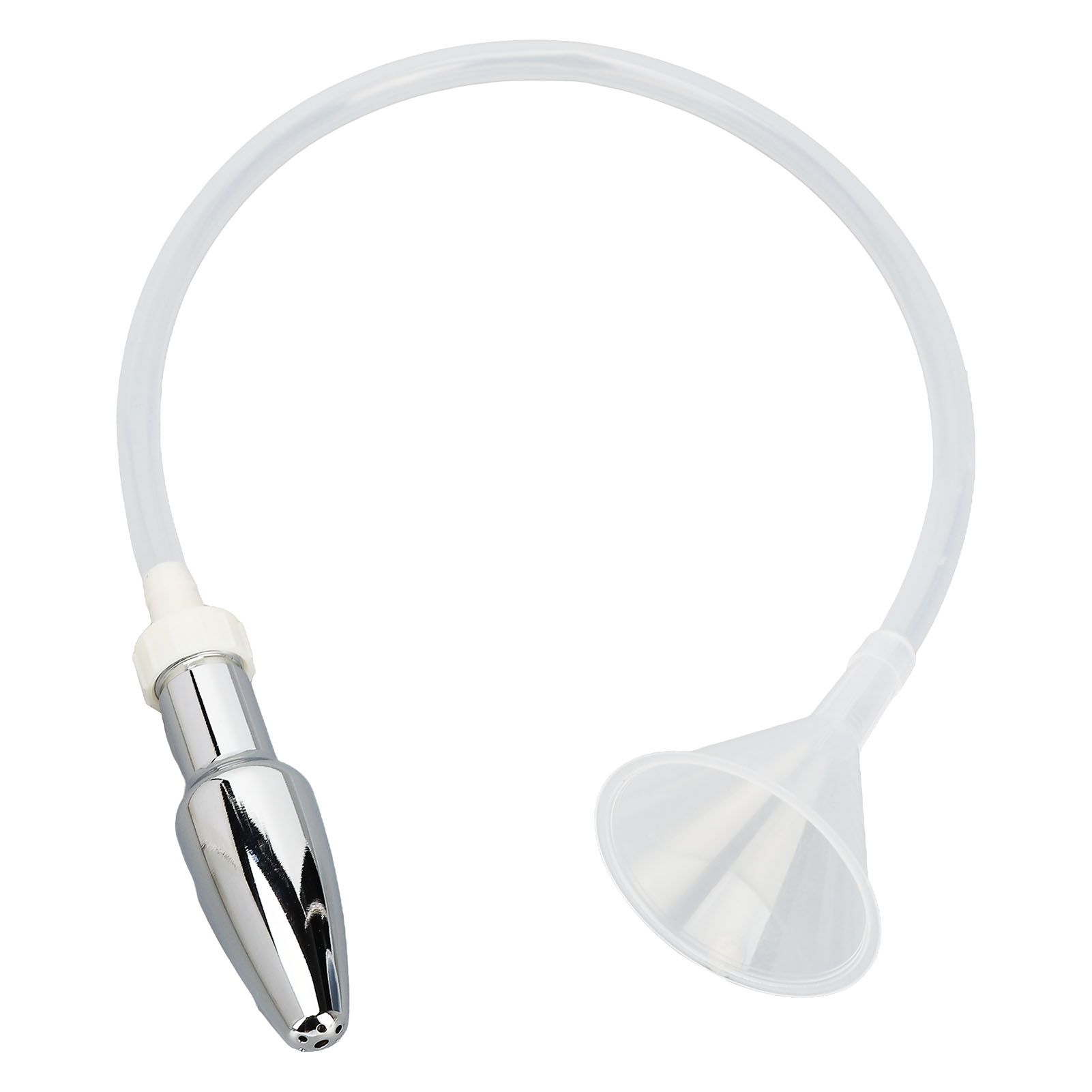 Funnel Hose Enema Cleaning Plug Comfortable Safe Keeping Enema Anal Cleaning Plug for Home - Image 2