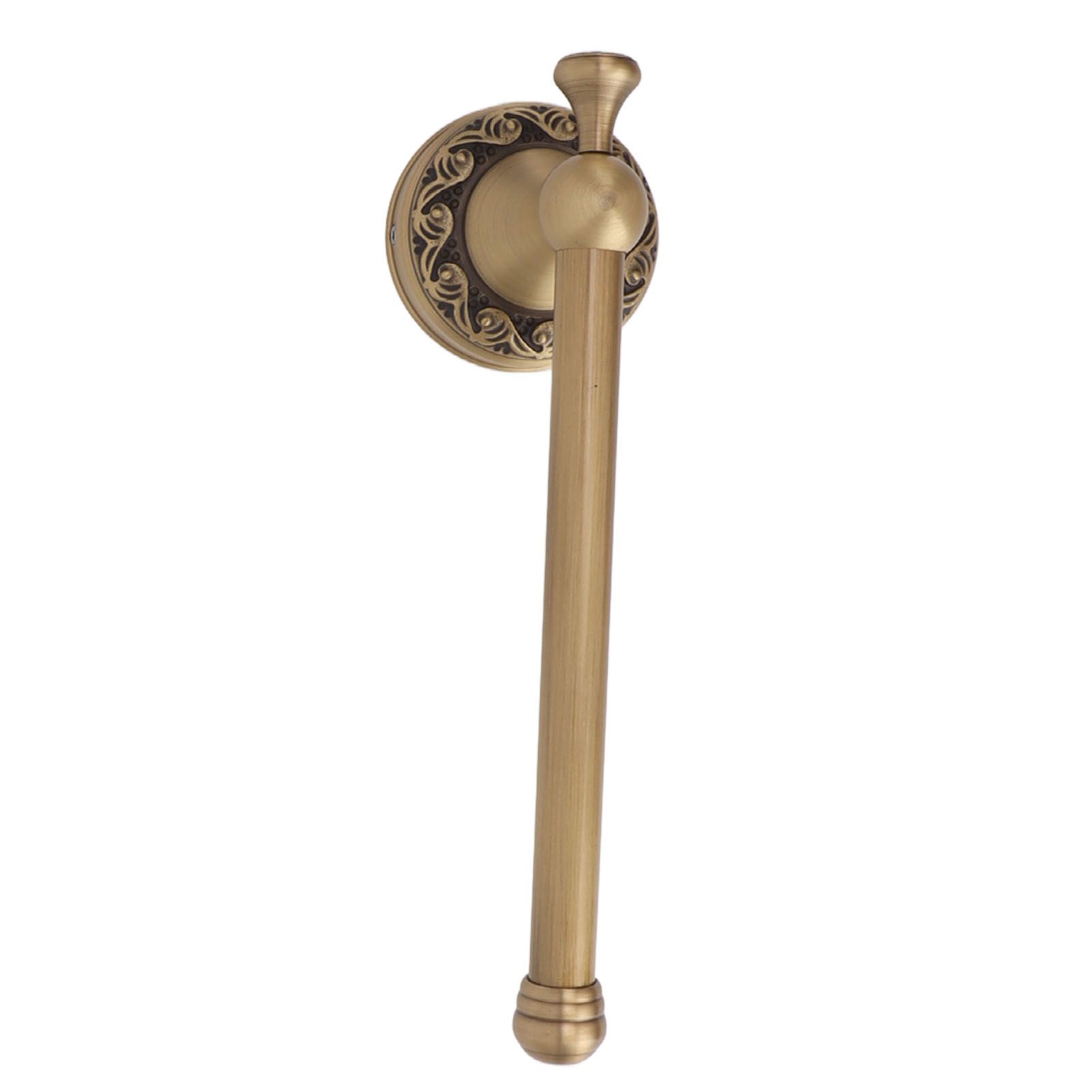 Brass Toilet Paper Holder Antique Vintage Wall Mount Tissue Roll Bar Bathroom Accessories - Image 6