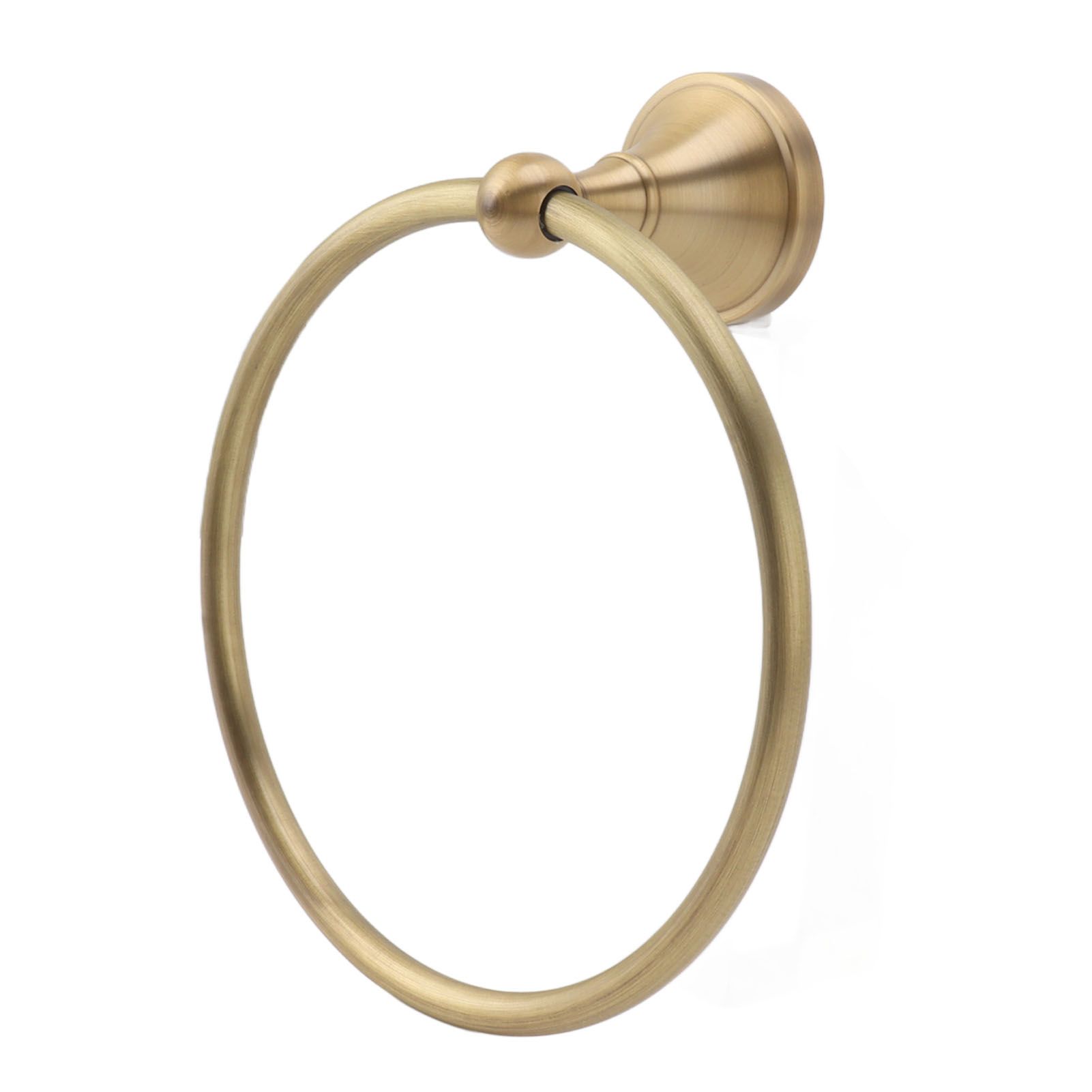 Bath Towel Ring Copper Round Wall Mounted Hand Shower Towel Holder Rack for Bathroom 960830 - Image 3