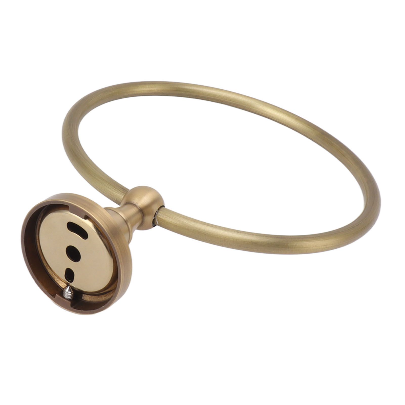 Bath Towel Ring Copper Round Wall Mounted Hand Shower Towel Holder Rack for Bathroom 960830 - Image 5